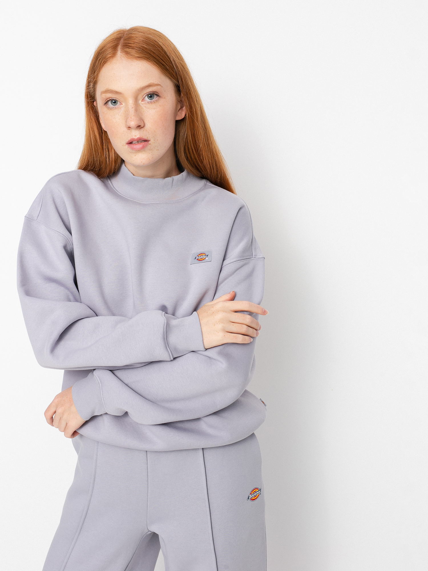 Bluza Dickies Oakport High Neck Wmn (lilac gray)