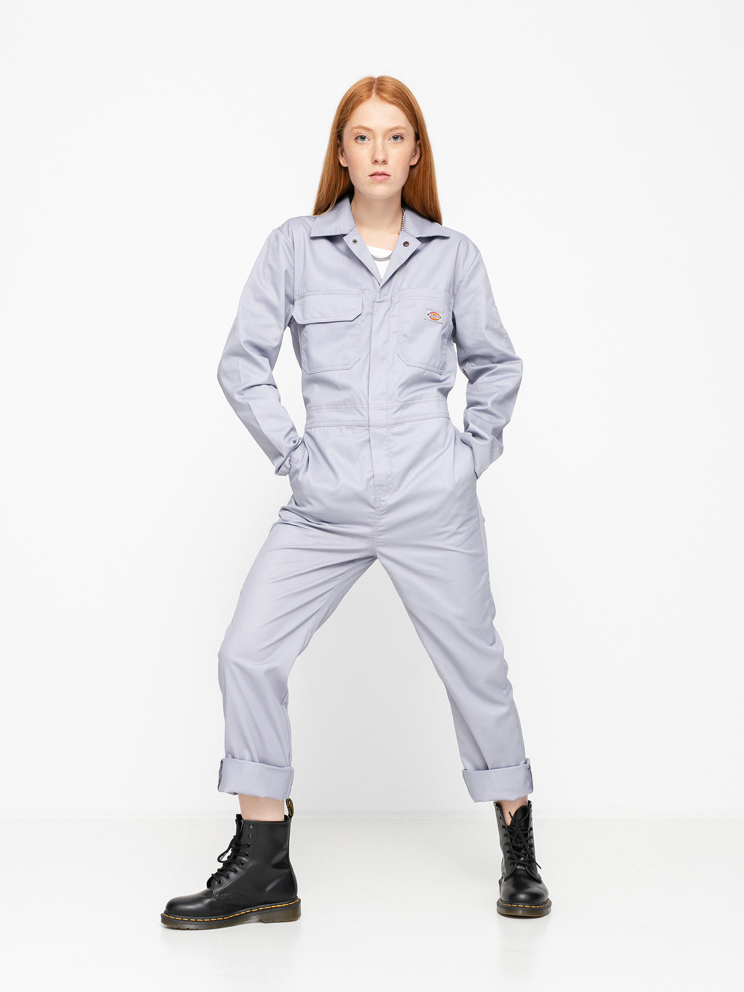 Damski Kombinezon Dickies Haughton (lilac gray)