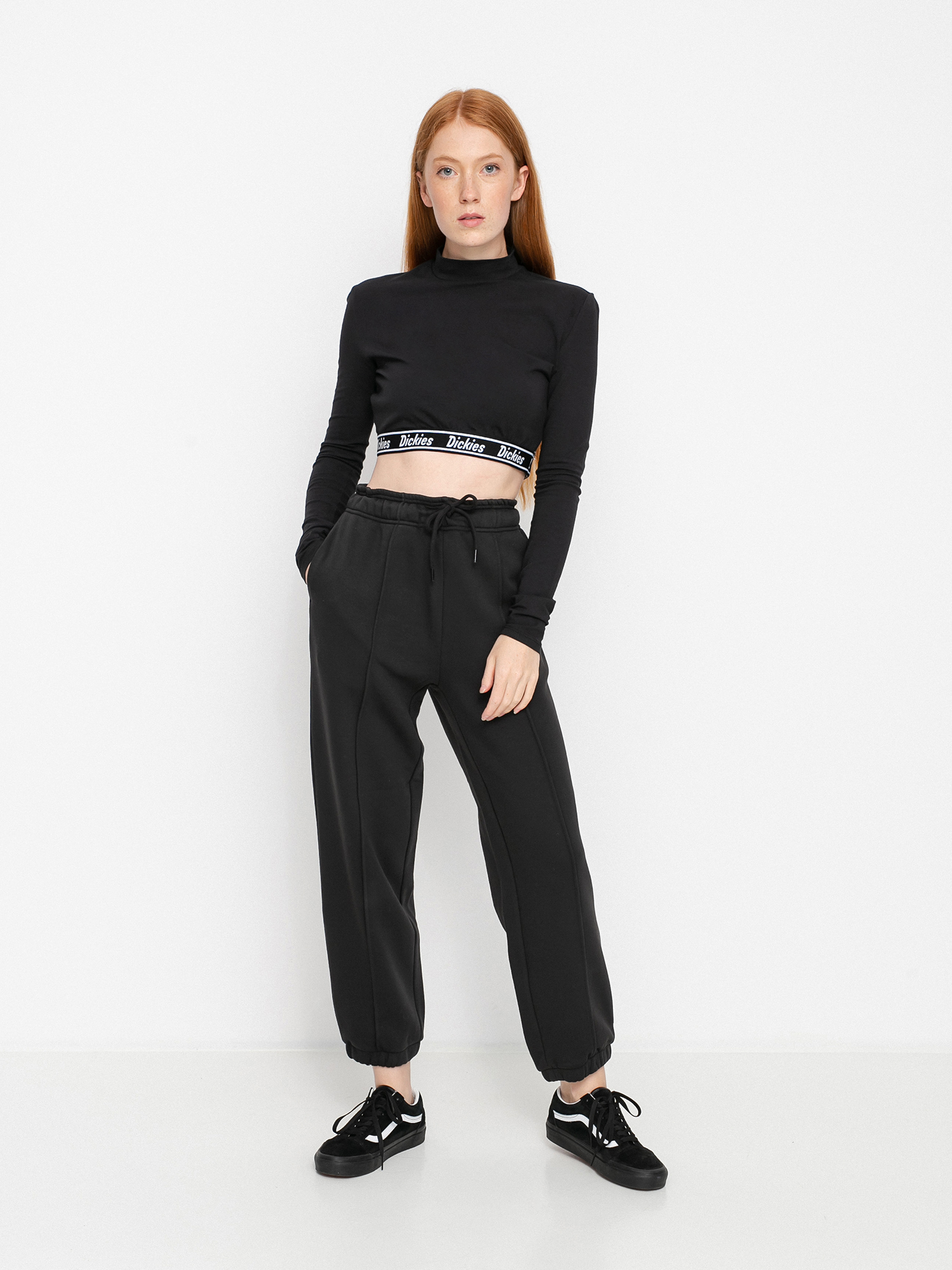 Longsleeve Dickies Petersburg Crop Wmn (black)