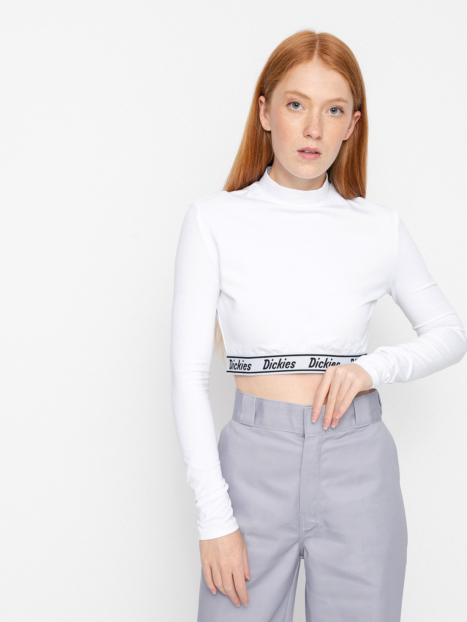 Longsleeve Dickies Petersburg Crop Wmn (white)