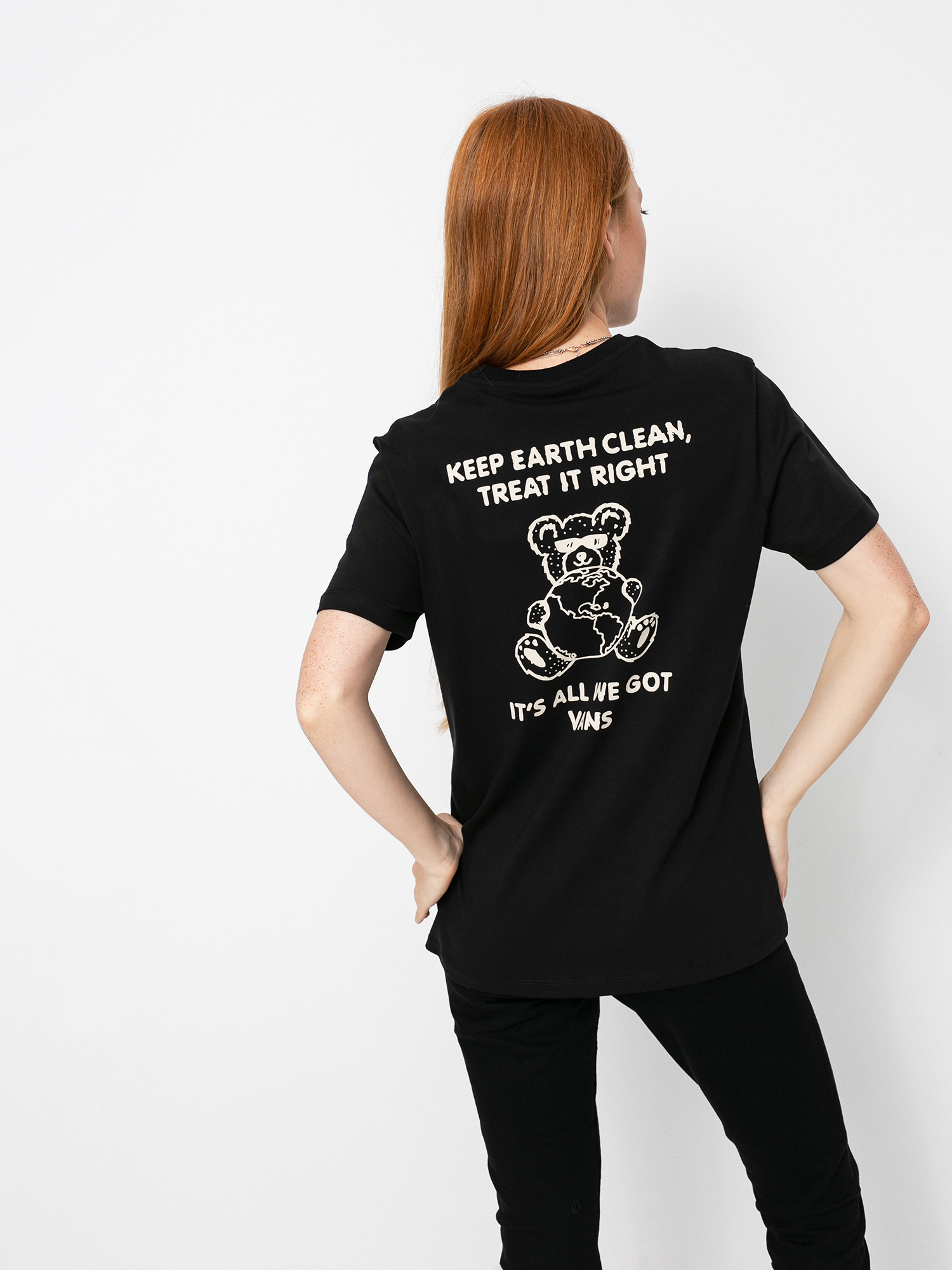 T-shirt Vans Bossy Bear Wmn (black)