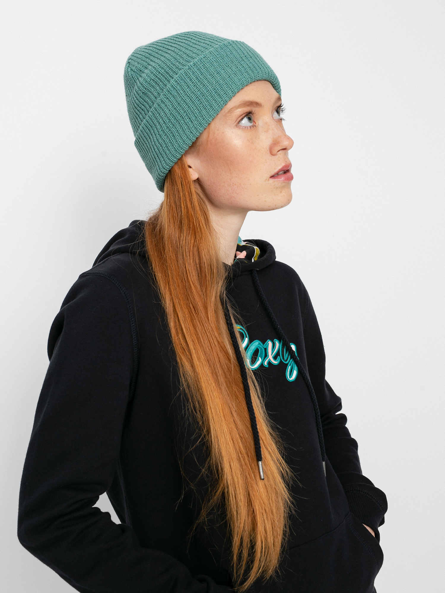 Bluza z kapturem Roxy Right On Time HD Wmn (anthracite)
