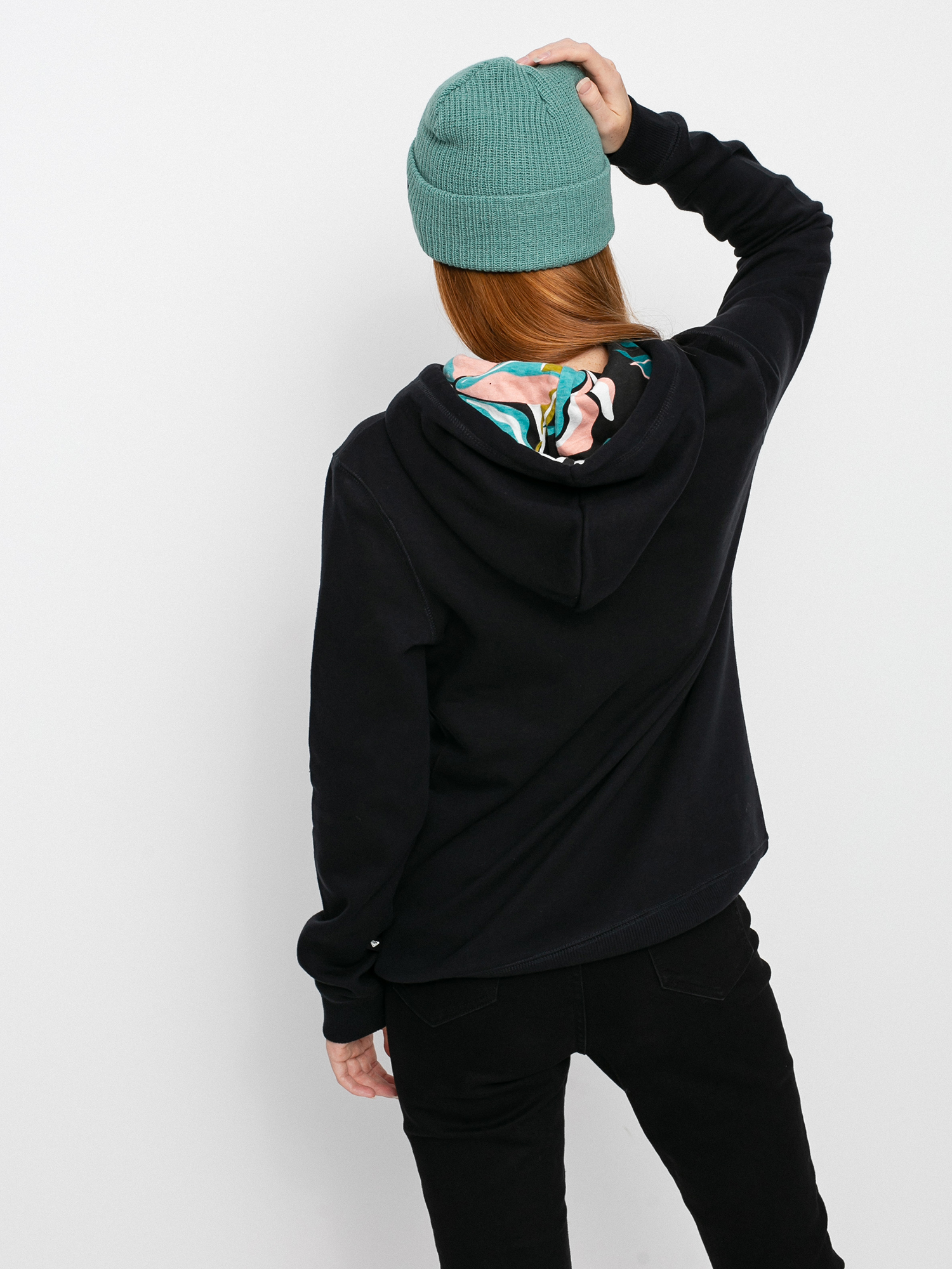 Bluza z kapturem Roxy Right On Time HD Wmn (anthracite)
