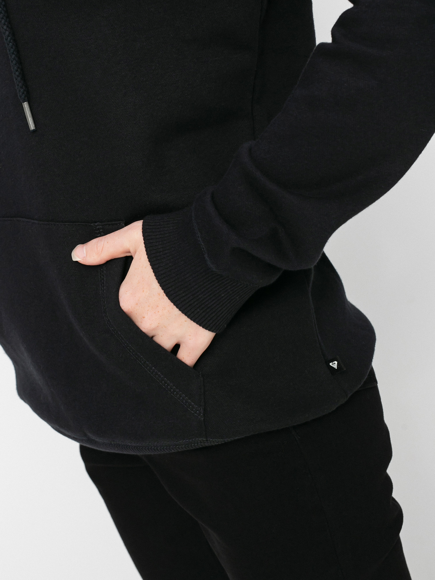 Bluza z kapturem Roxy Right On Time HD Wmn (anthracite)