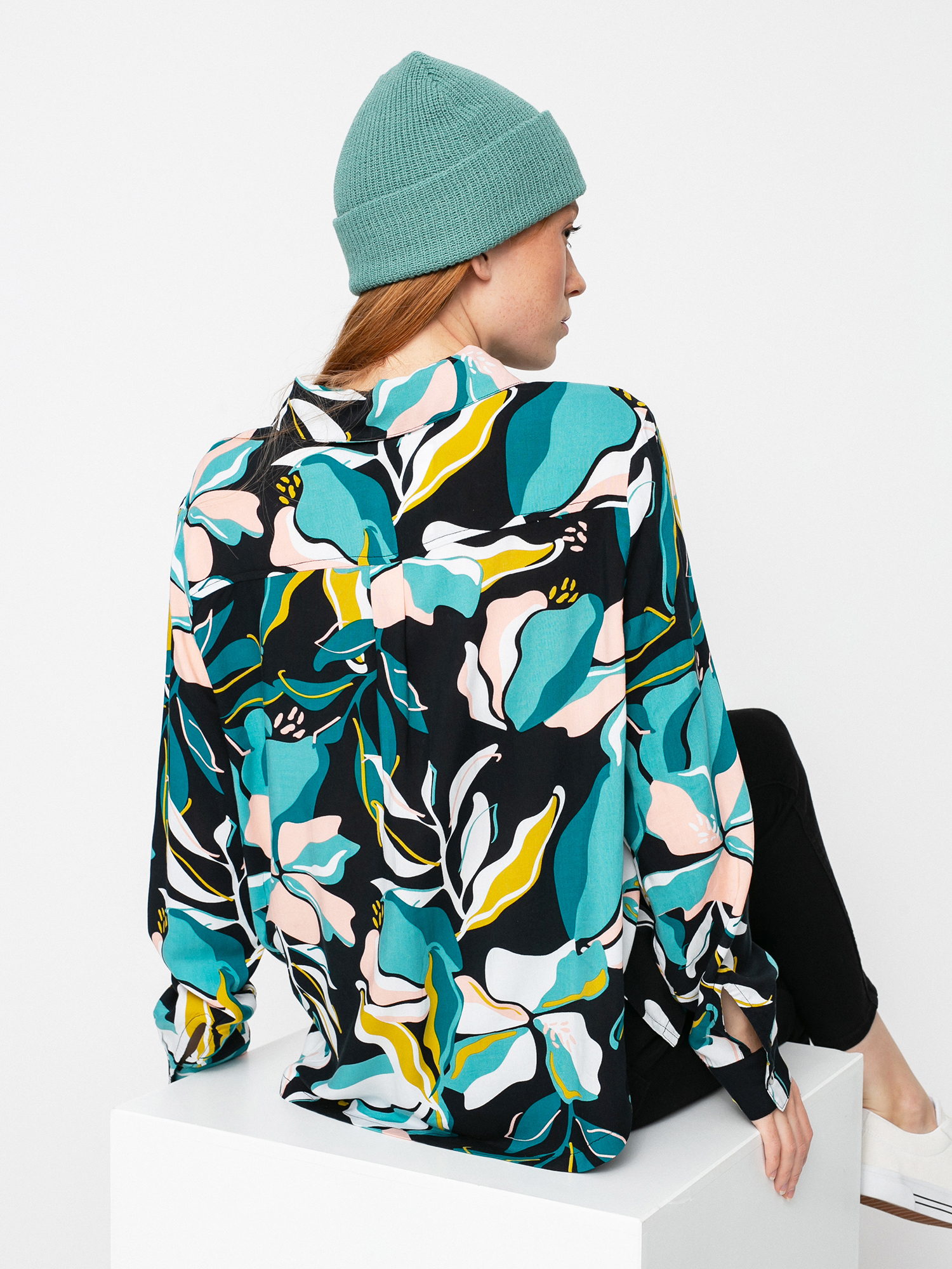 Koszula Roxy White Shadow Printed Wmn (anthracite paradiso)