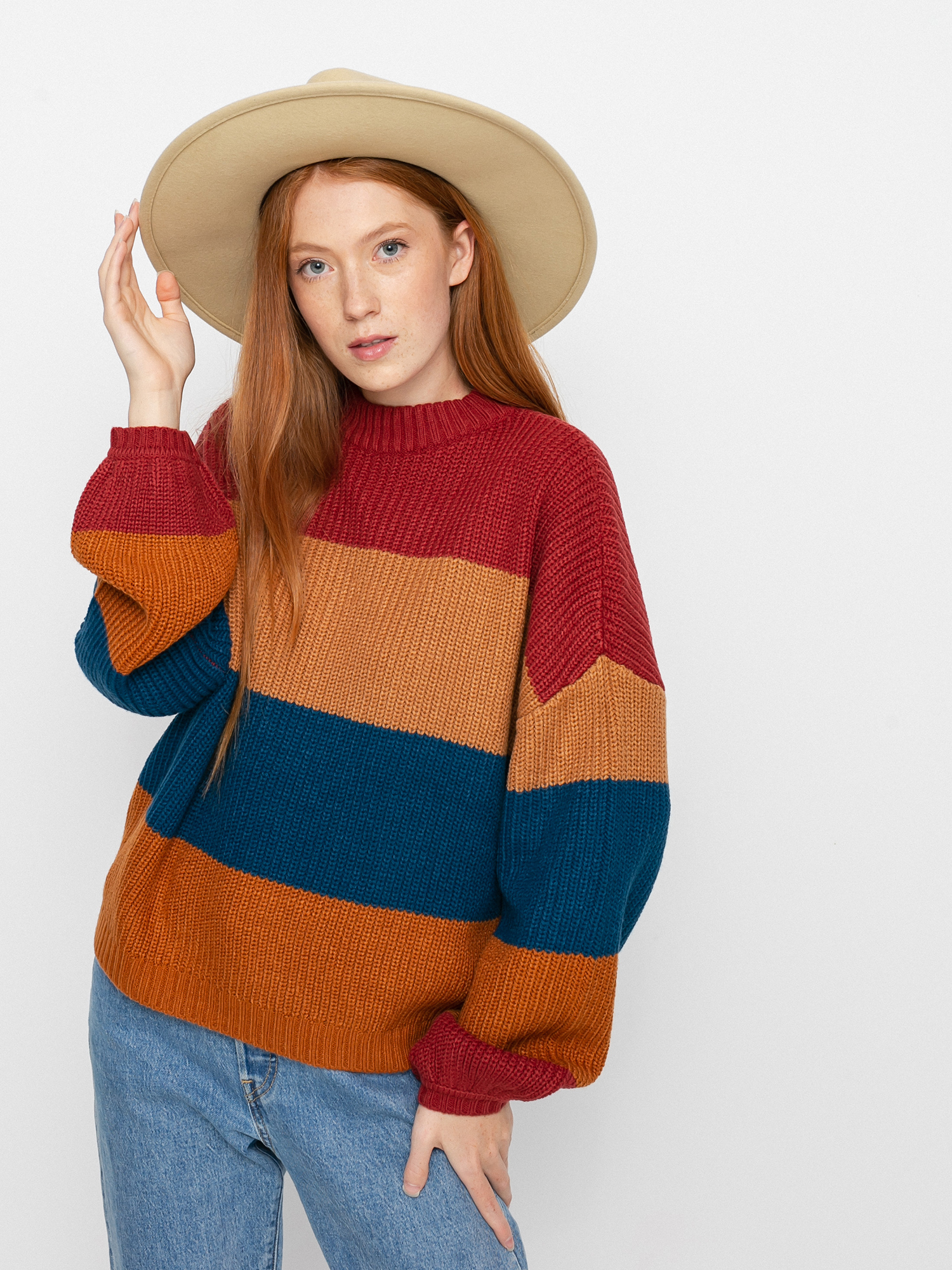 Sweter Brixton Madero Sweater Wmn (lion)