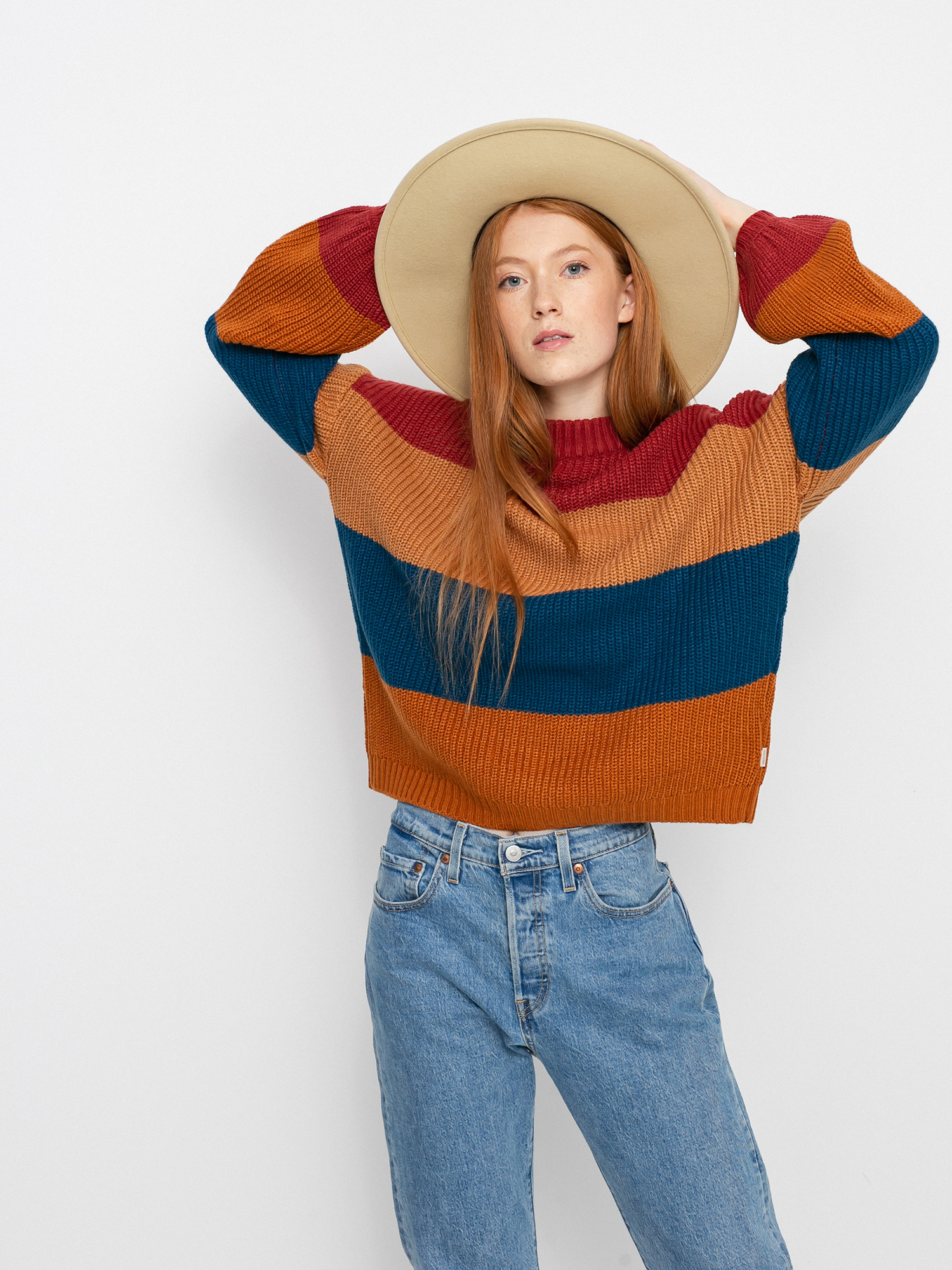 Sweter Brixton Madero Sweater Wmn (lion)