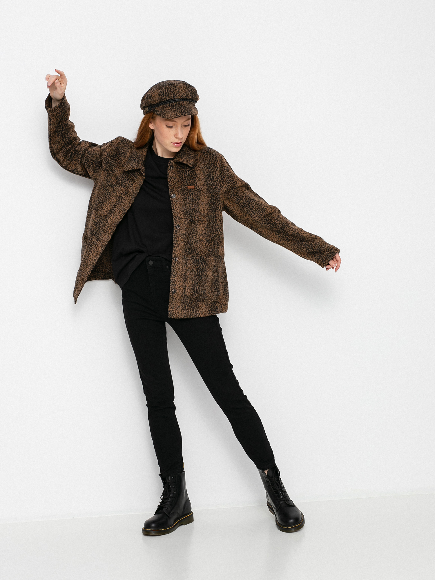 Kurtka Brixton Survey Chore Coat Wmn (leopard)