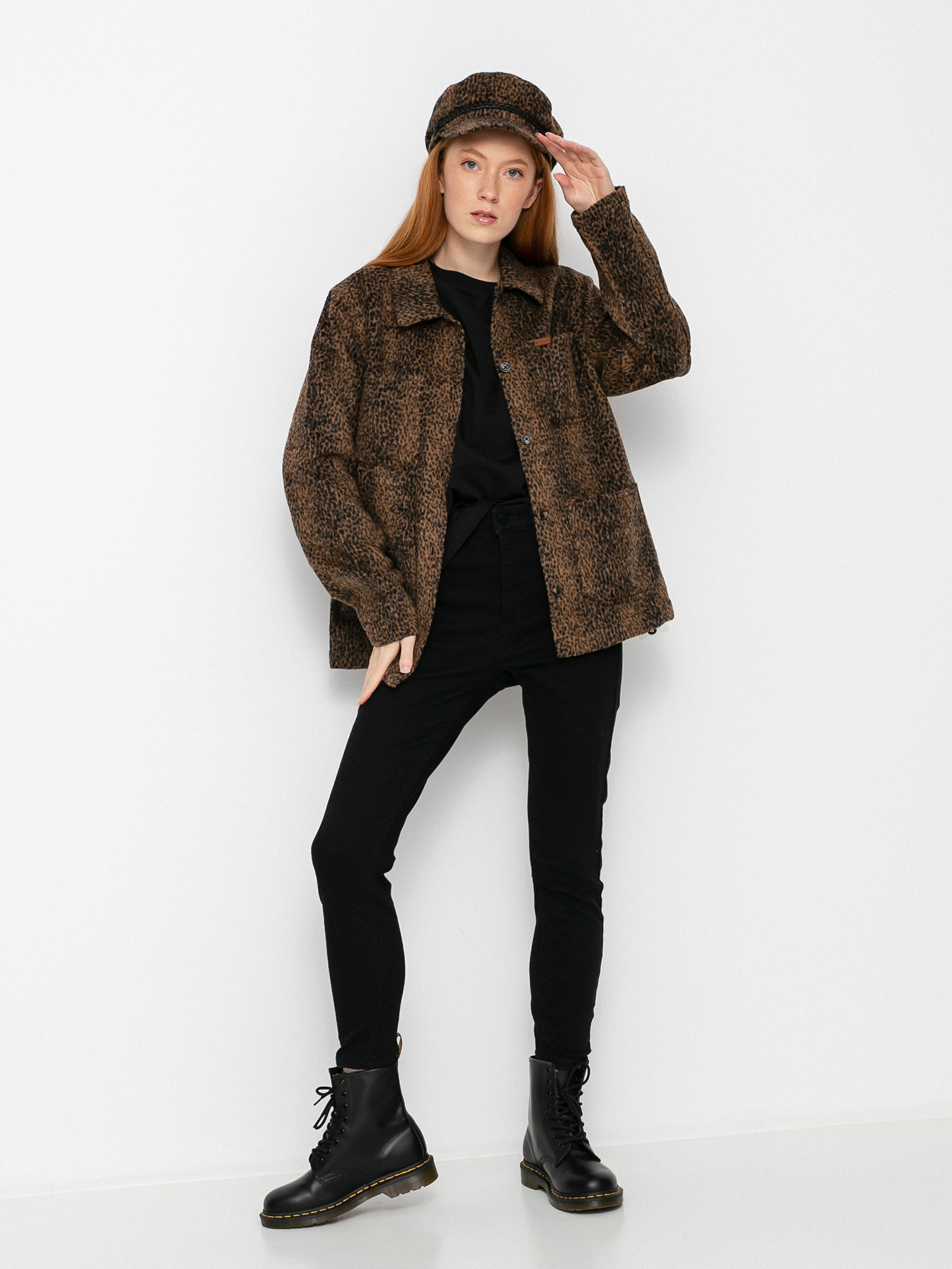 Kurtka Brixton Survey Chore Coat Wmn (leopard)
