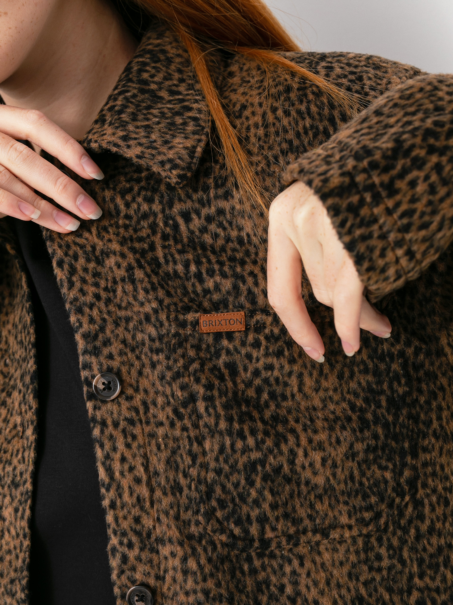 Kurtka Brixton Survey Chore Coat Wmn (leopard)