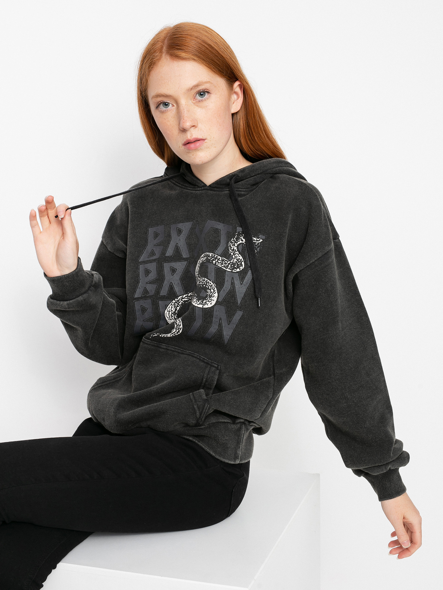 Bluza z kapturem Brixton Madness HD Wmn (black)