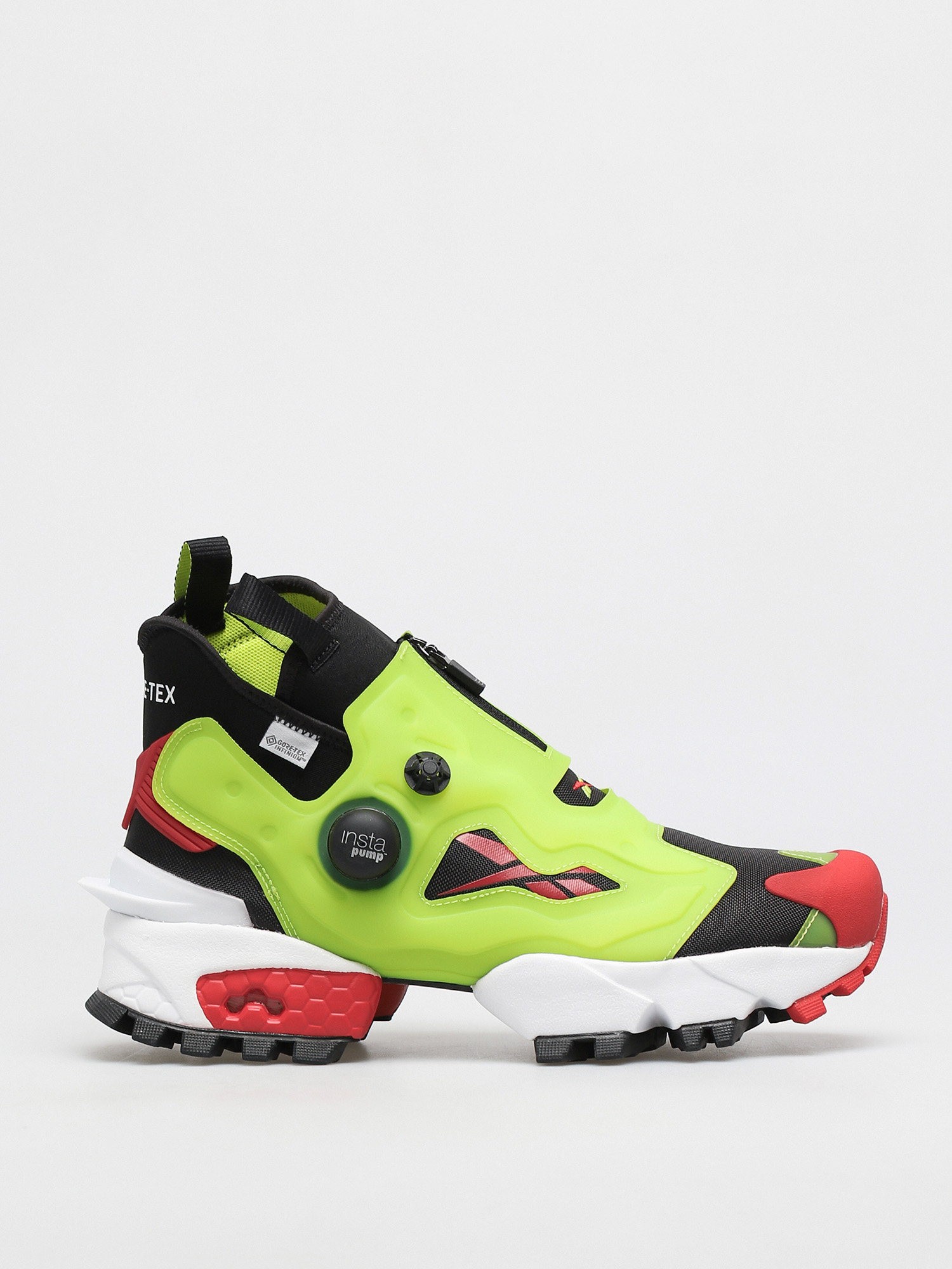 Buty Reebok Instapump Fury X Gtx - zielony (black/aciyel/vecred)