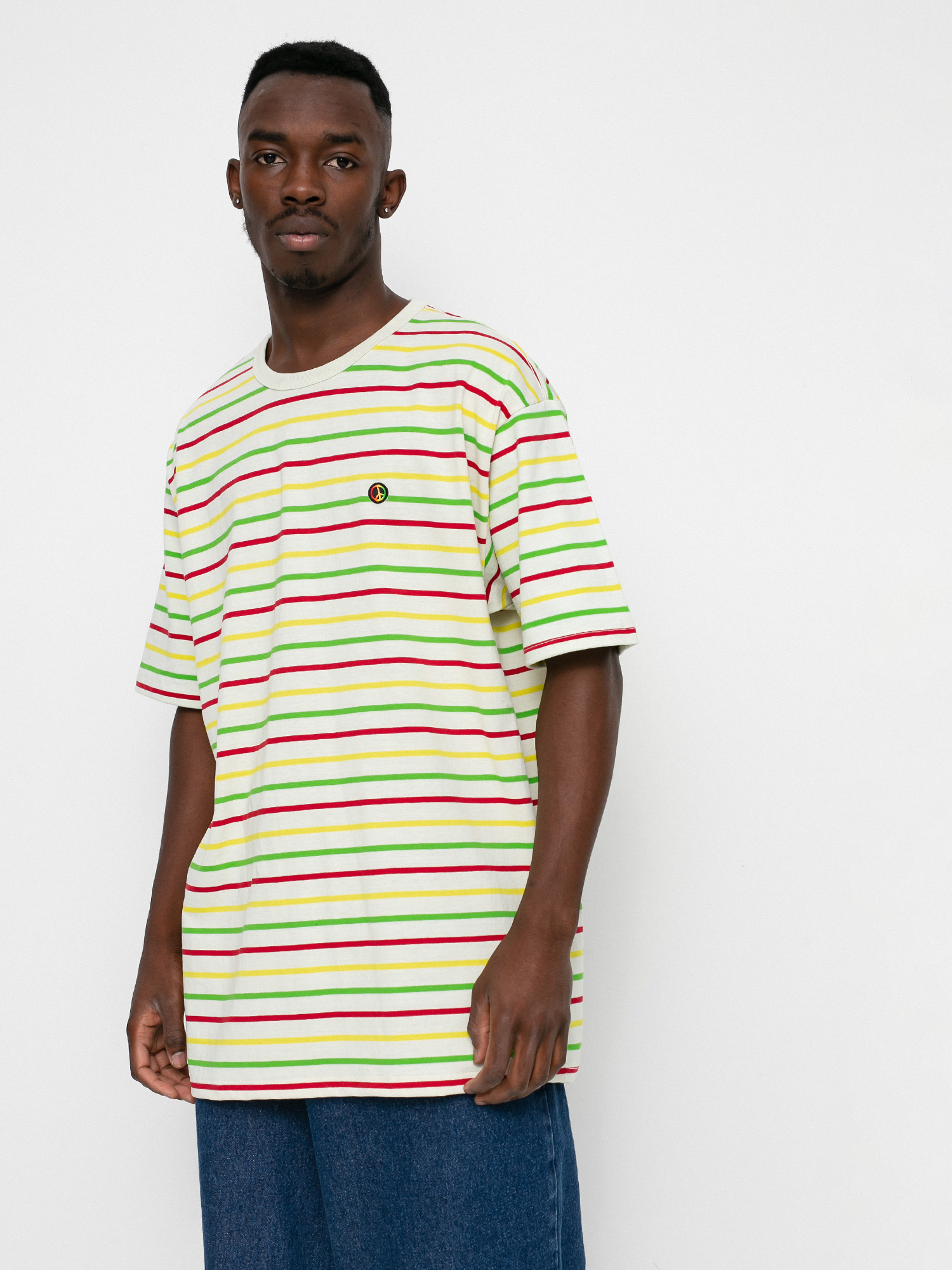 T-shirt Vans Tyson Peterson Striped OTW (white)