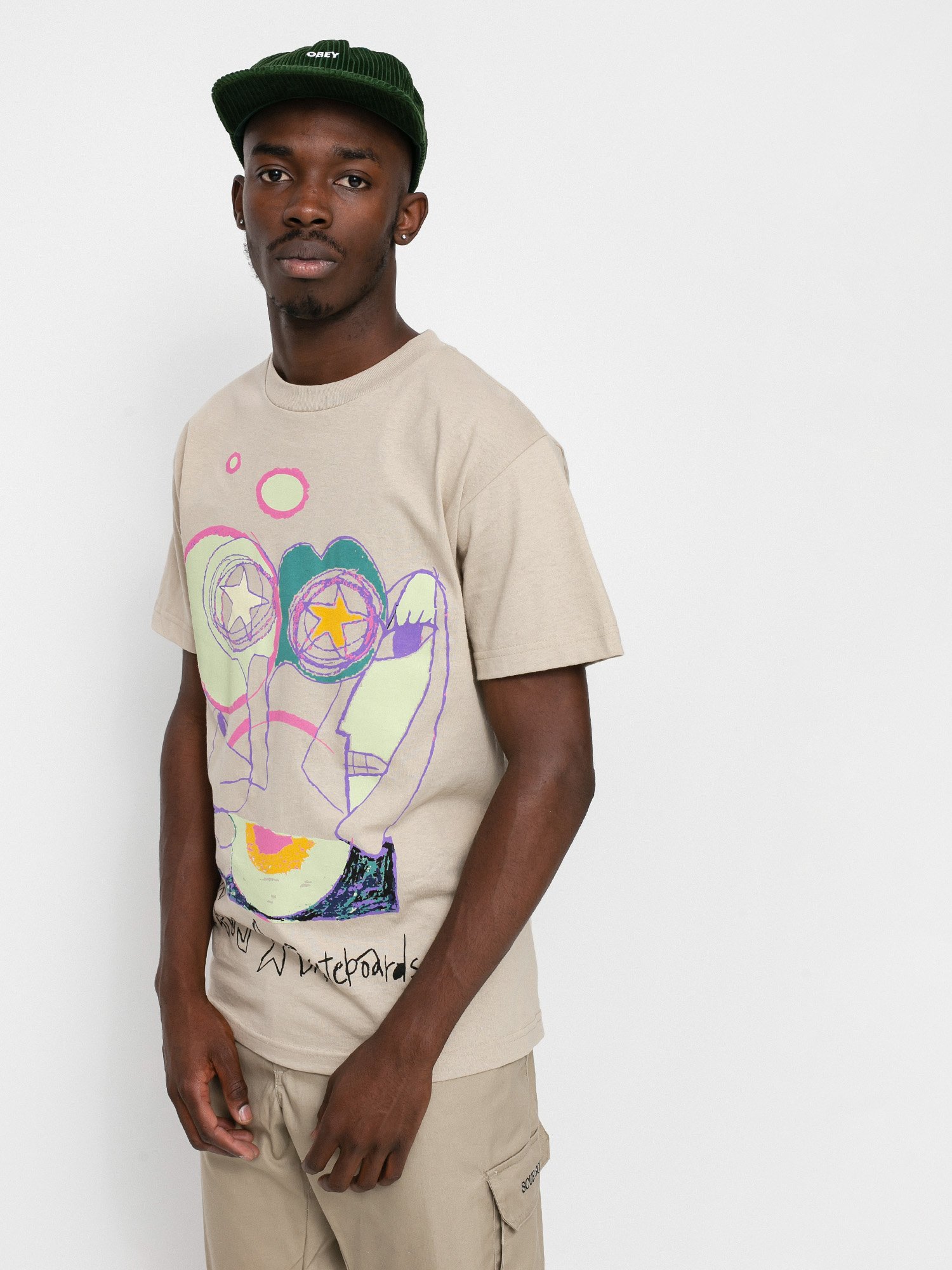 T-shirt Frog Skateboards Senseless (sand)