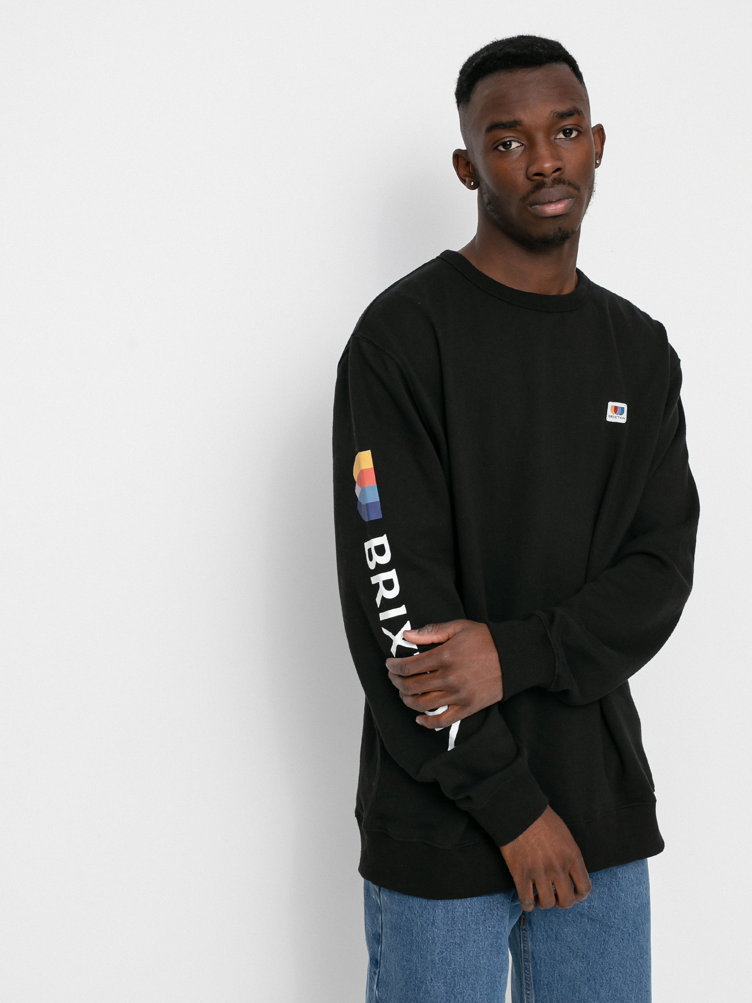 Bluza Brixton Alton Crew (black)