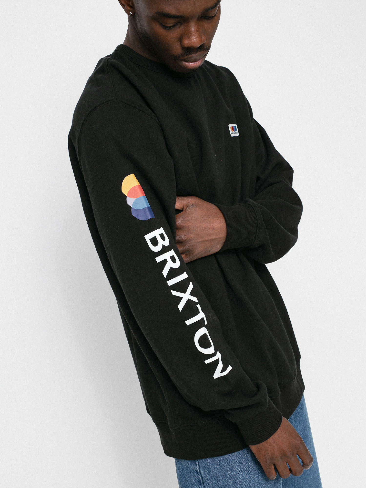 Bluza Brixton Alton Crew (black)