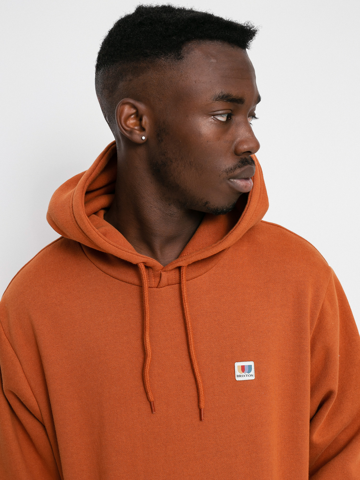 Bluza z kapturem Brixton Alton HD (caramel)