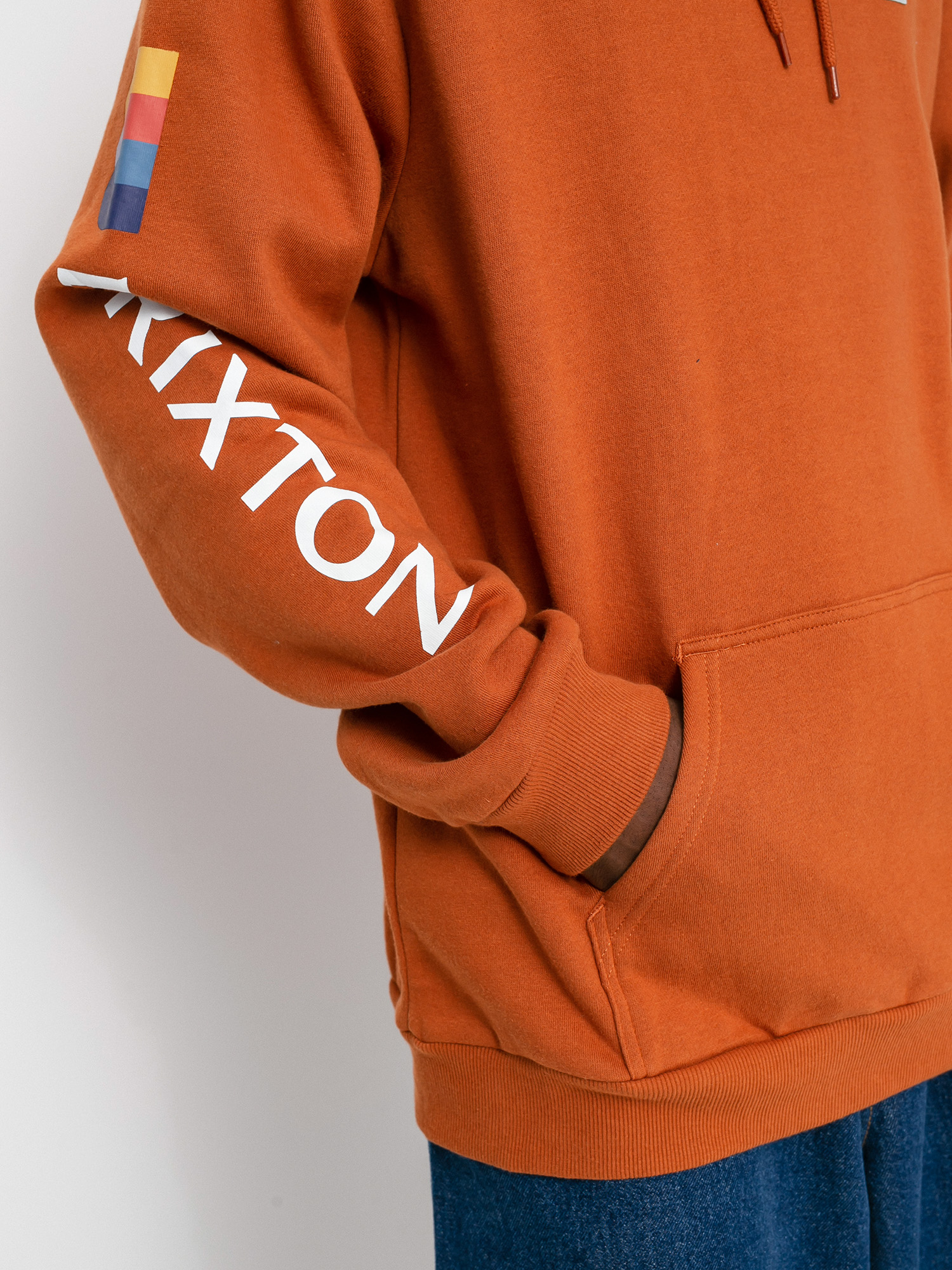 Bluza z kapturem Brixton Alton HD (caramel)