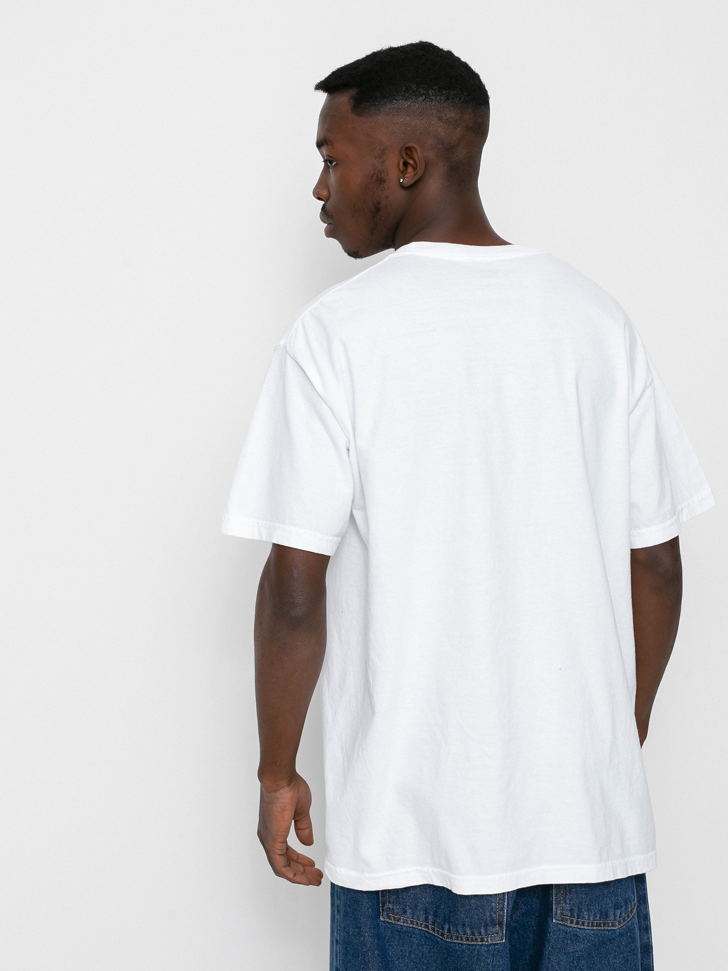 T-shirt Brixton Service Stt (white garment dye)