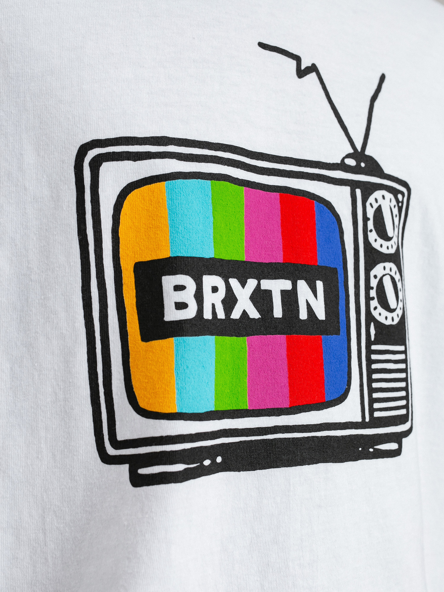 T-shirt Brixton Service Stt (white garment dye)