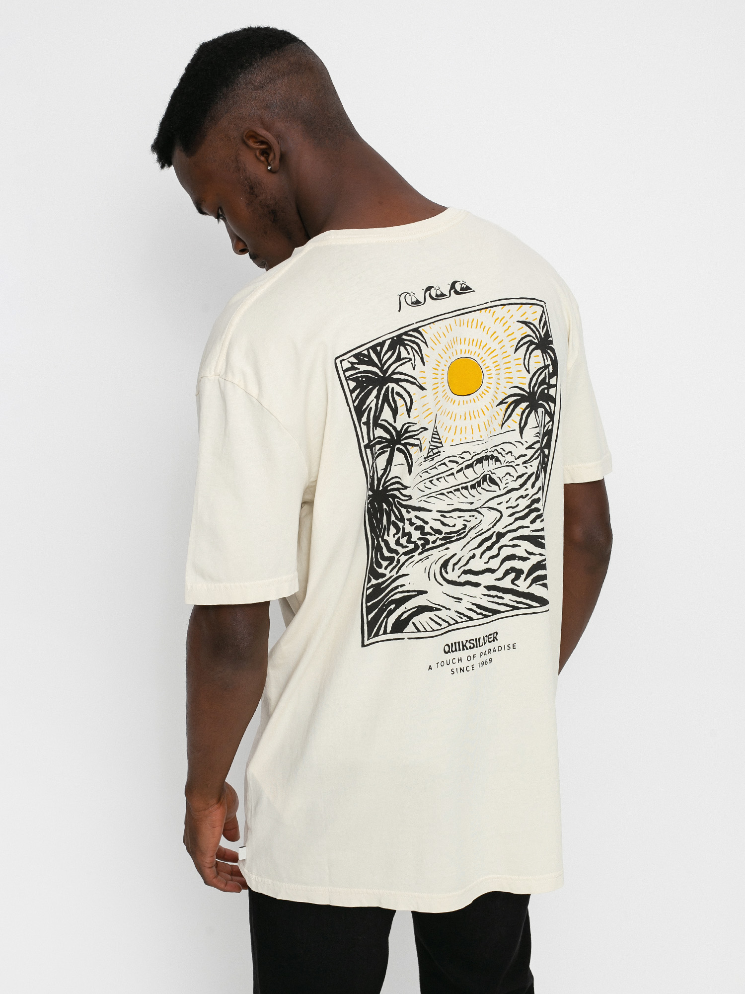 T-shirt Quiksilver Silent Dusk (oatmeal)