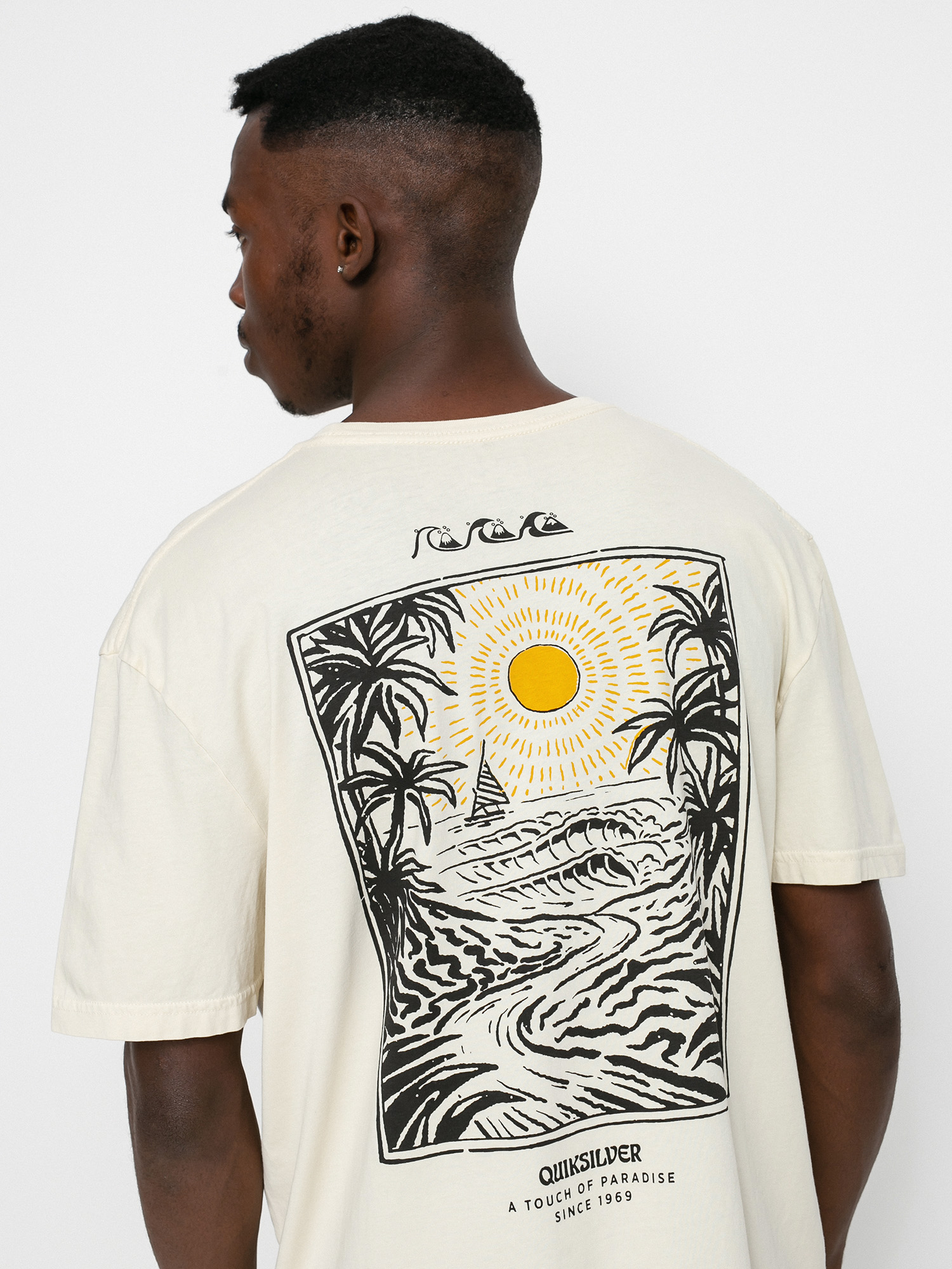 T-shirt Quiksilver Silent Dusk (oatmeal)