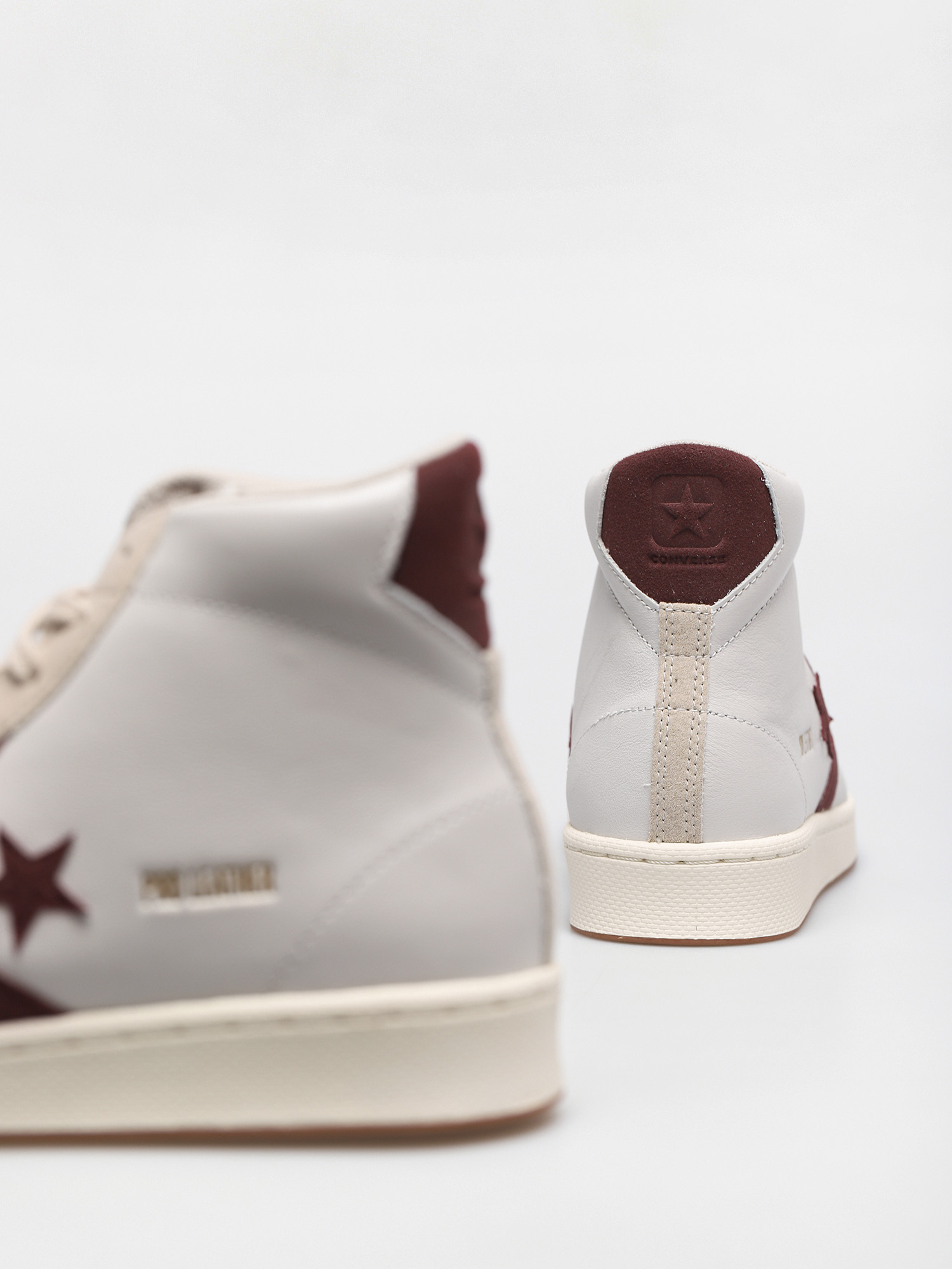 Buty Converse Pro Leather Gold Standard (white/maroon)