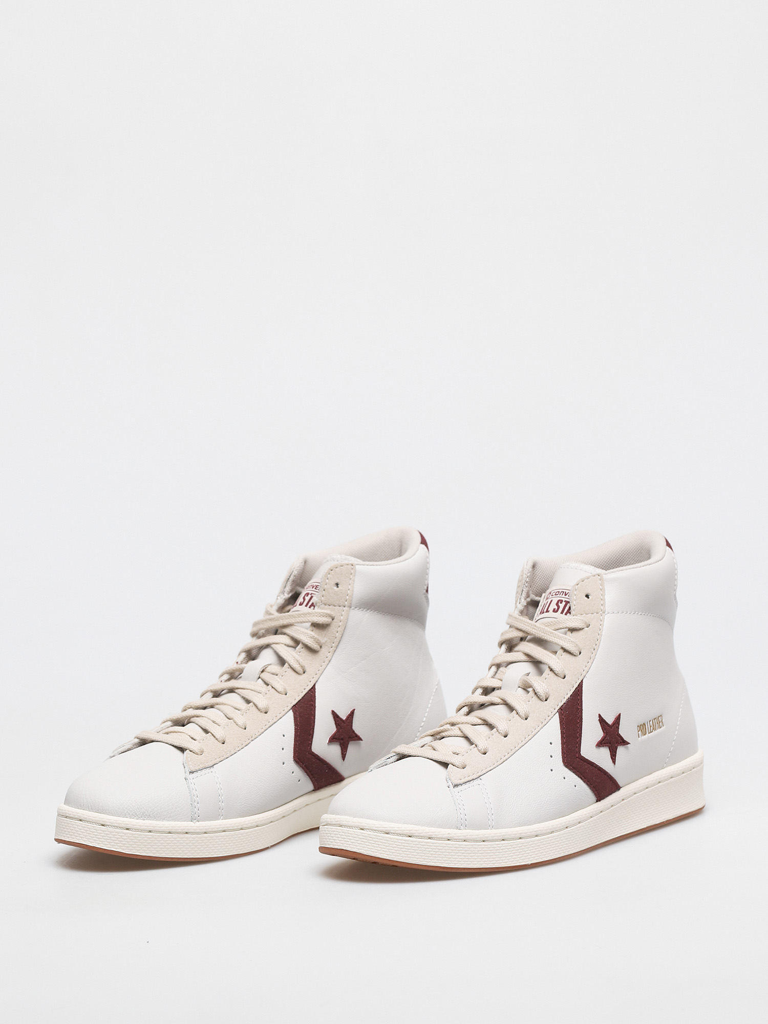 Buty Converse Pro Leather Gold Standard (white/maroon)