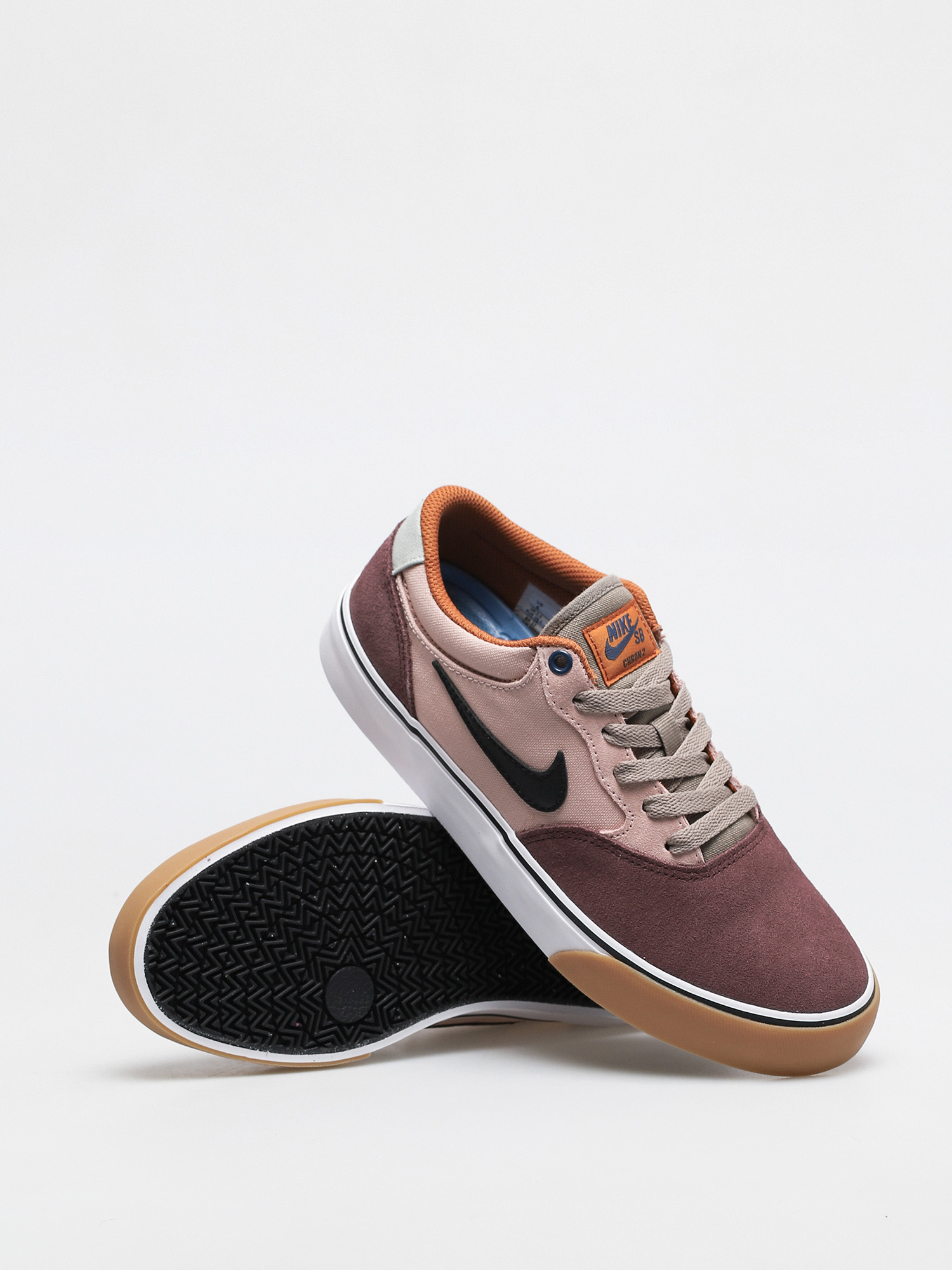 Buty Nike SB Chron 2 (dark wine/black pink oxford grey haze)