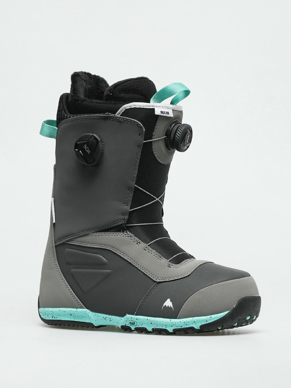 Męskie Buty snowboardowe Burton Ruler Boa (gray/teal)