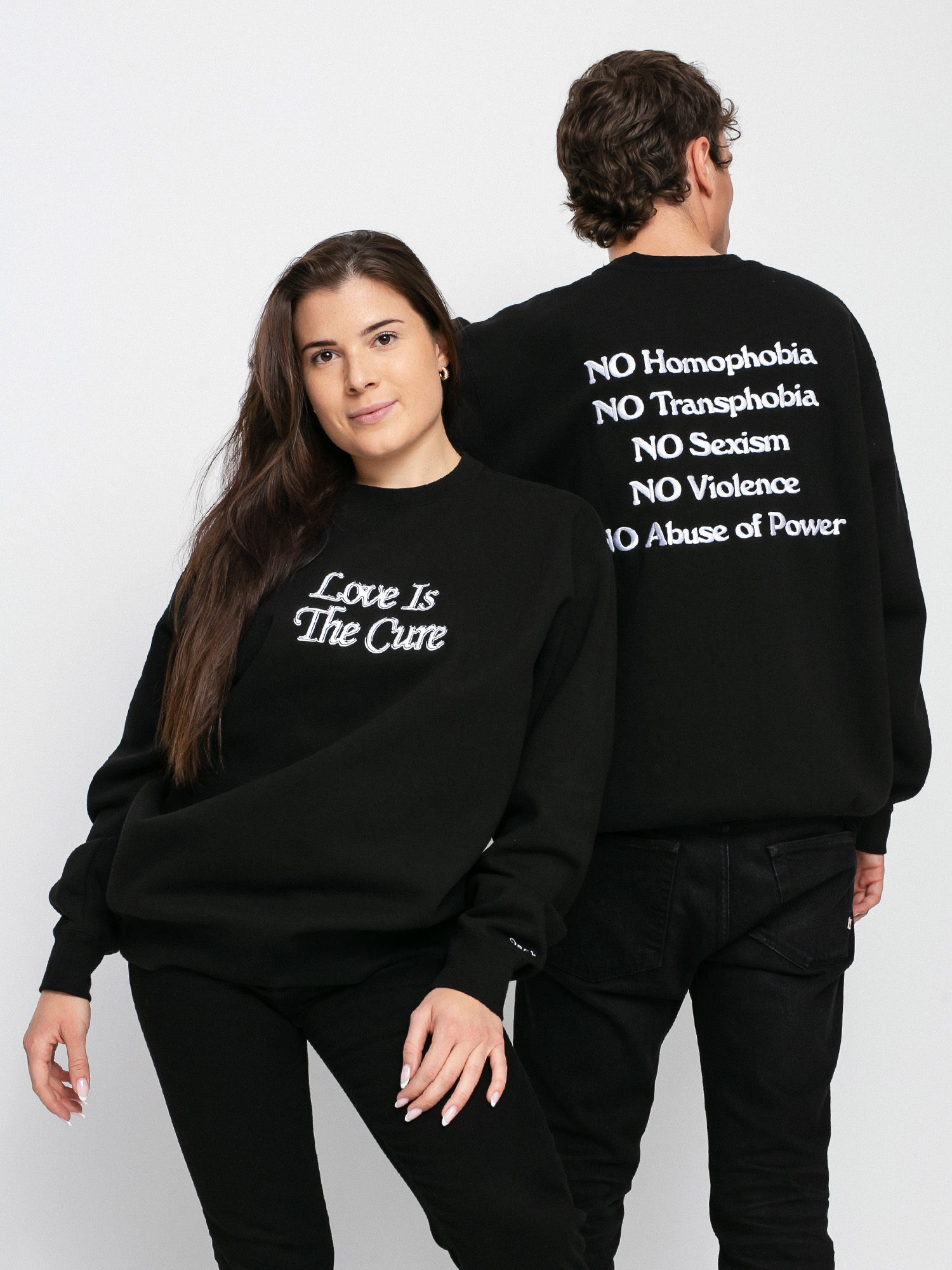Bluza OBEY Love Is The Cure (black)