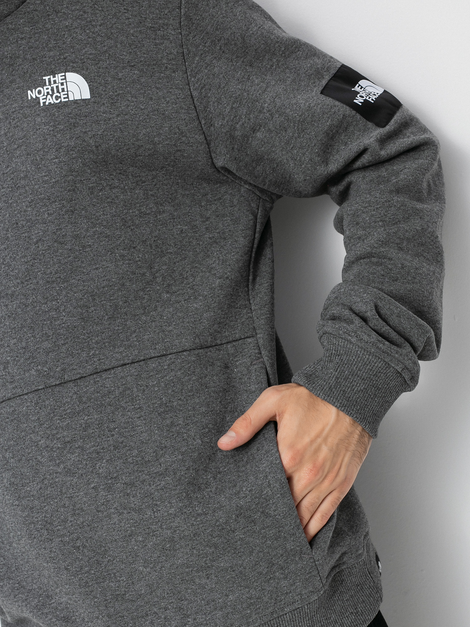 Bluza z kapturem The North Face Black Box Search & Rescue HD (tnf medium grey heather)