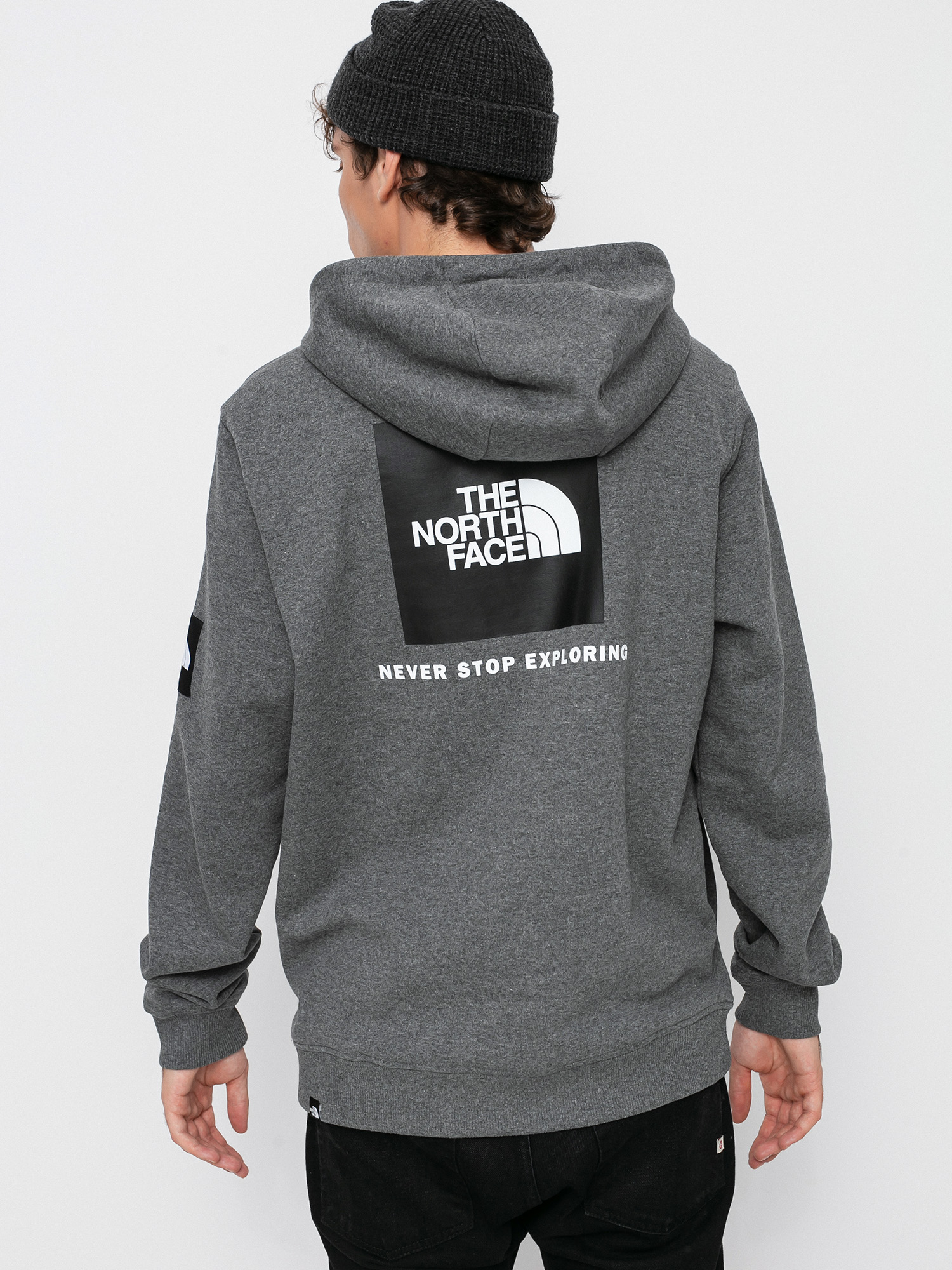 Bluza z kapturem The North Face Black Box Search & Rescue HD (tnf medium grey heather)