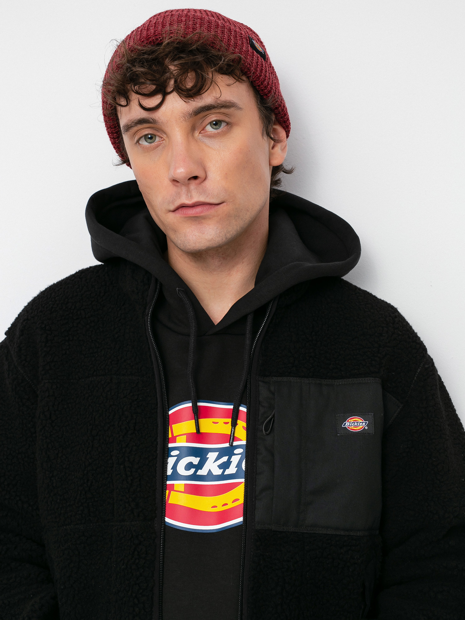 Polar Dickies Red Chute Sherpa (black)