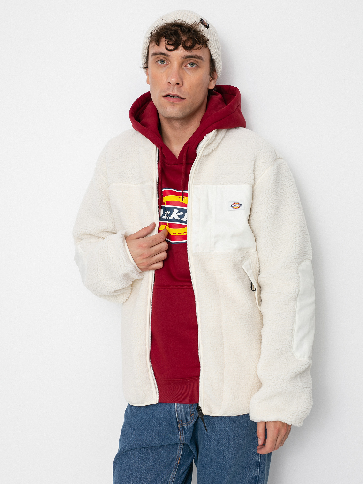 Męski Polar Dickies Red Chute Sherpa (ecru)