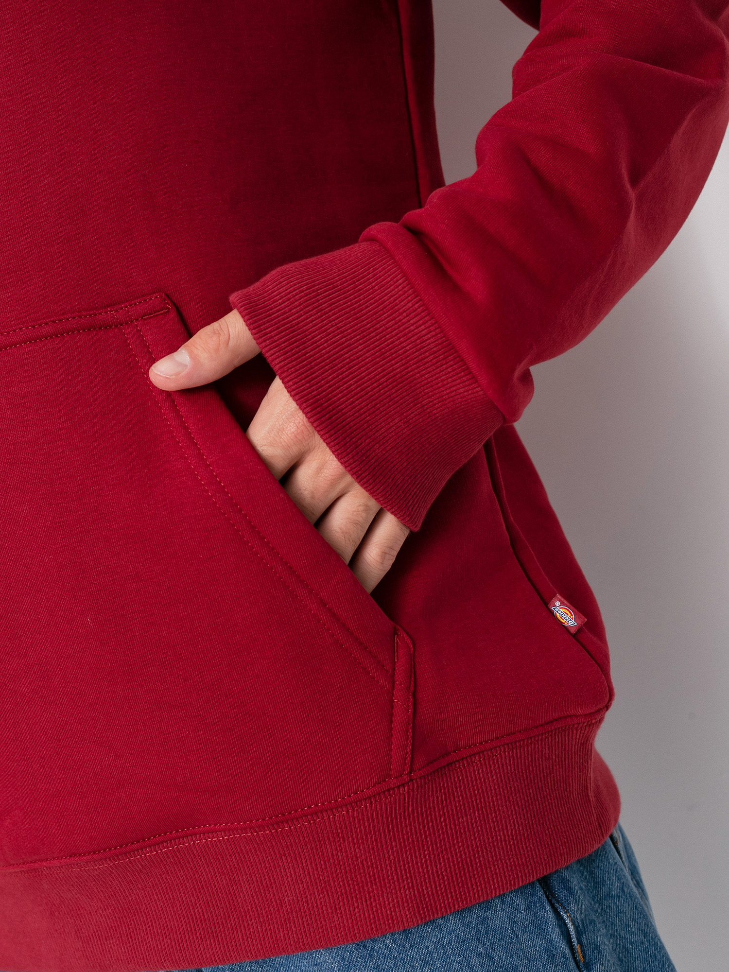 Bluza z kapturem Dickies Icon Logo HD (biking red)
