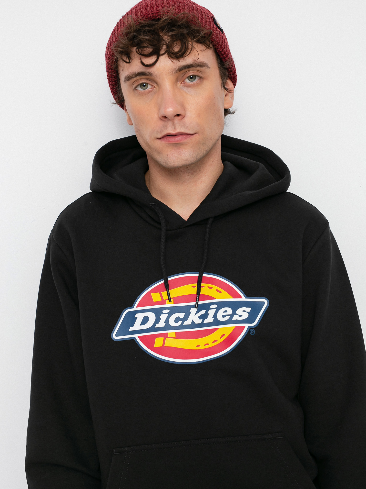 Bluza z kapturem Dickies Icon Logo HD (black)