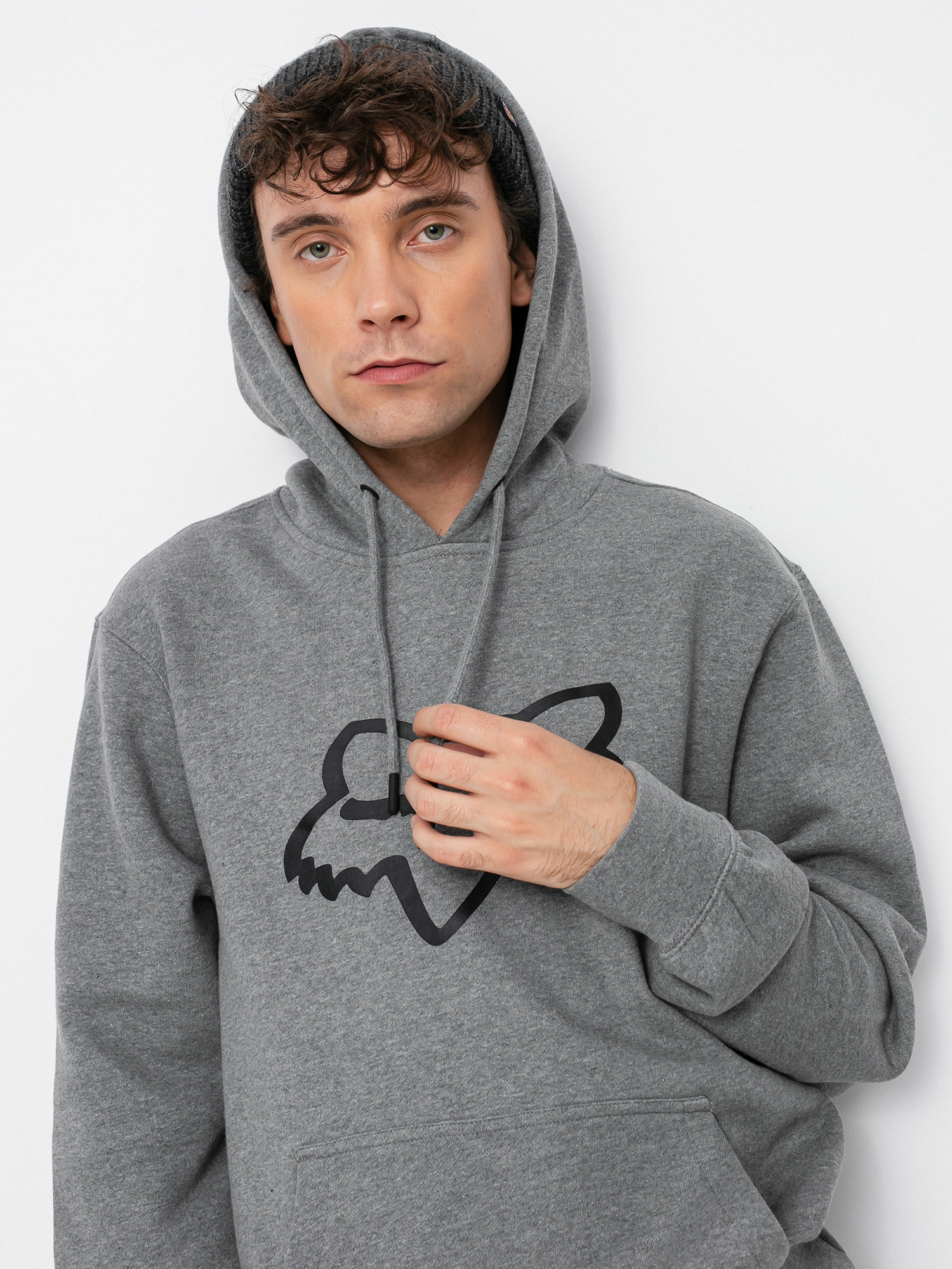 Bluza z kapturem Fox Legacy Fox Head HD (heather graphite)