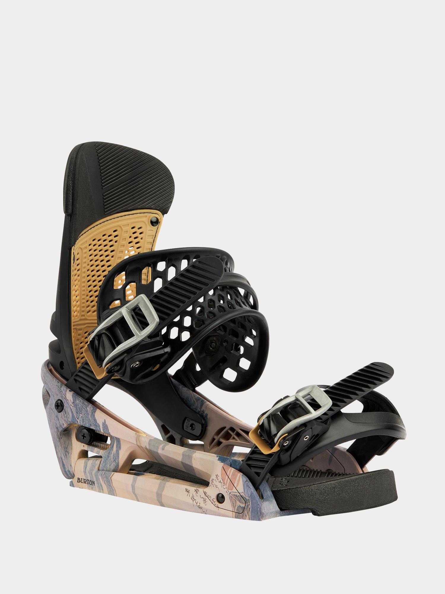 Męskie Wiązania snowboardowe Burton Malavita Est (dark gray/print)