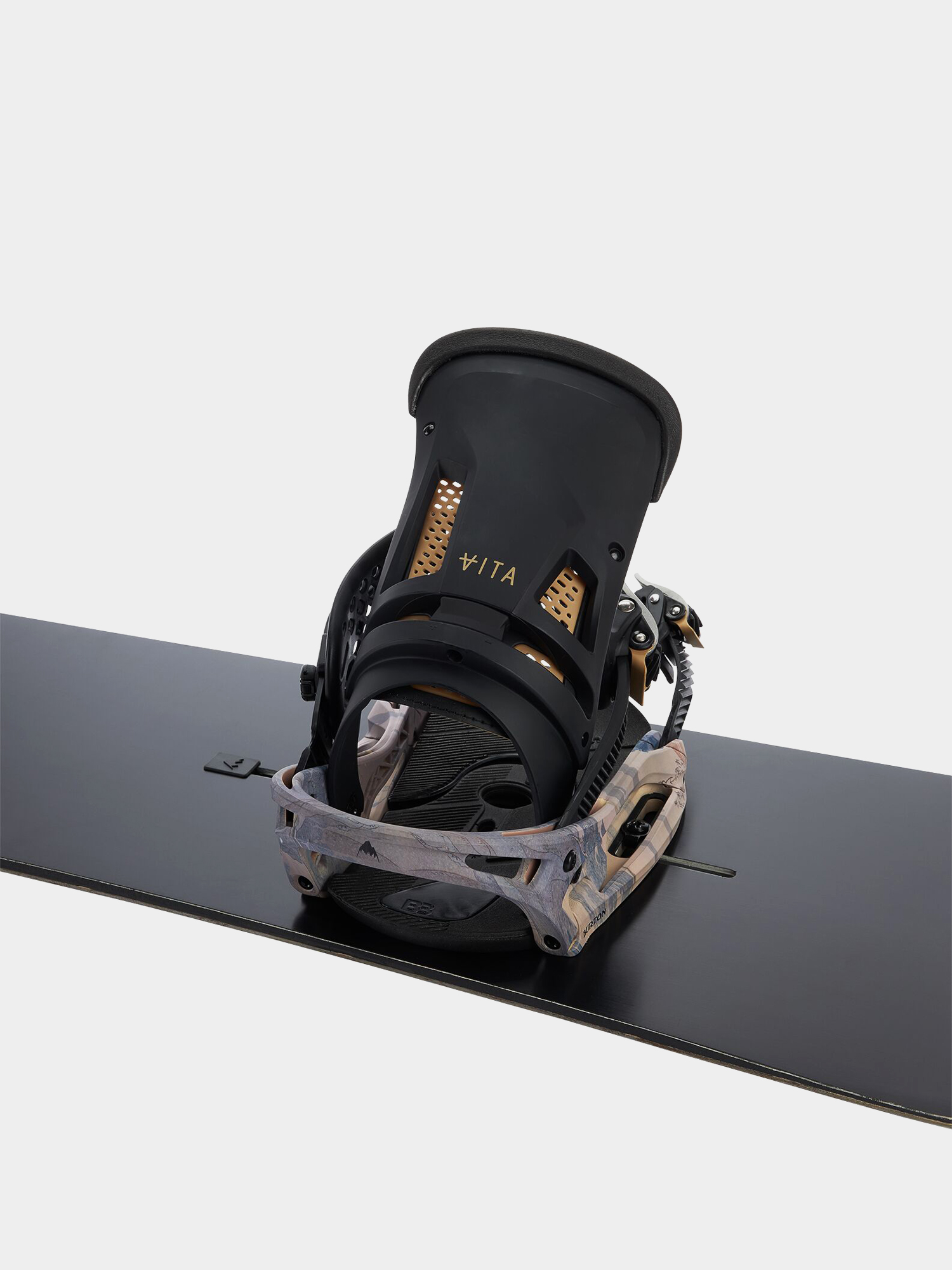 Męskie Wiązania snowboardowe Burton Malavita Est (dark gray/print)