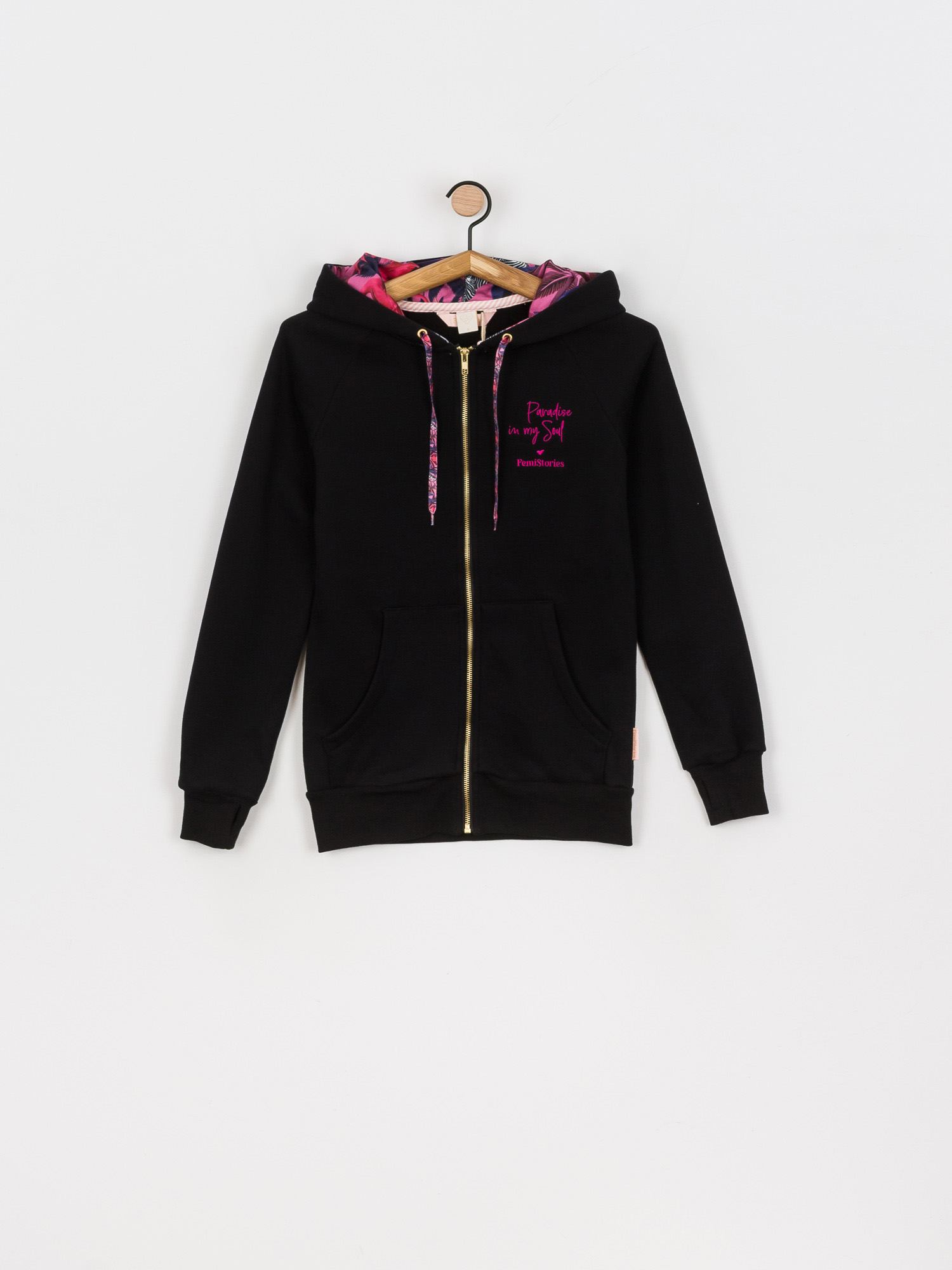Bluza z kapturem Femi Stories Ini ZHD Wmn (blk)