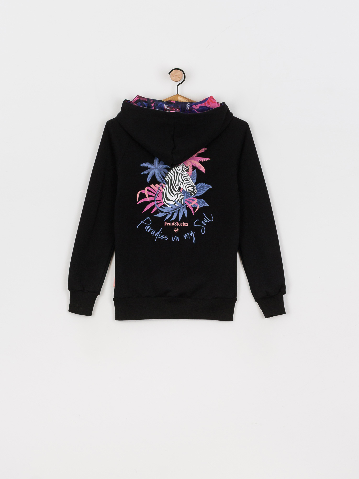 Bluza z kapturem Femi Stories Ini ZHD Wmn (blk)