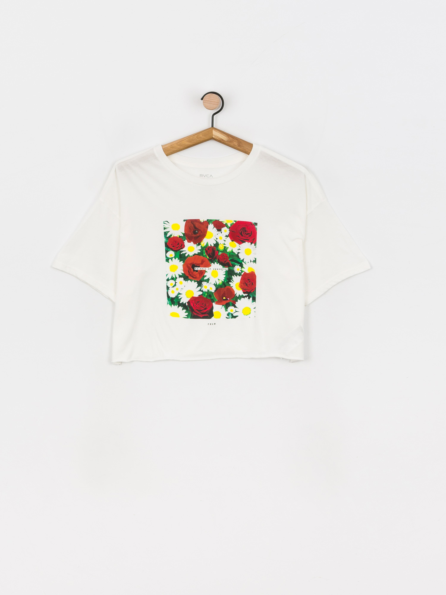 T-shirt RVCA Super Bloom Bf Crop Wmn (vintage white)