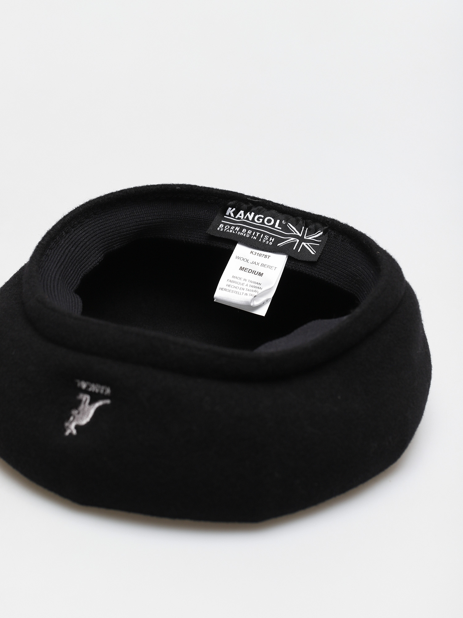 【利益還元祭】開催中！今年最後の大セール Kaszkiet Kangol Wool Jax Beret - czarny (black) 帽子