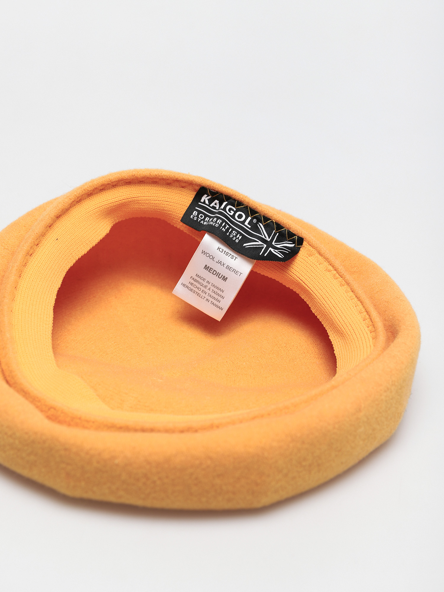 Kaszkiet Kangol Wool Jax Beret (warm apricot)
