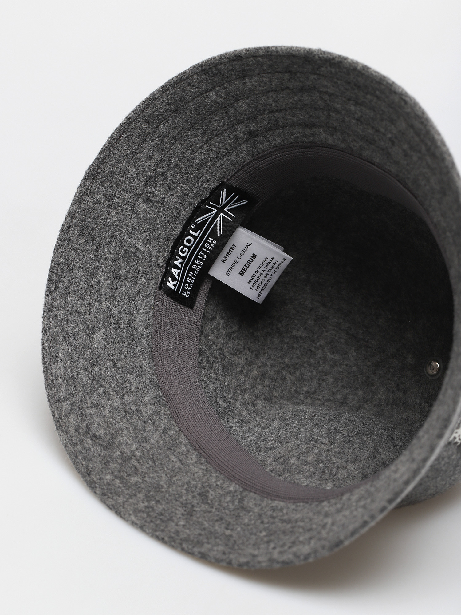 Kapelusz Kangol Stripe Casual (flannel/off white)