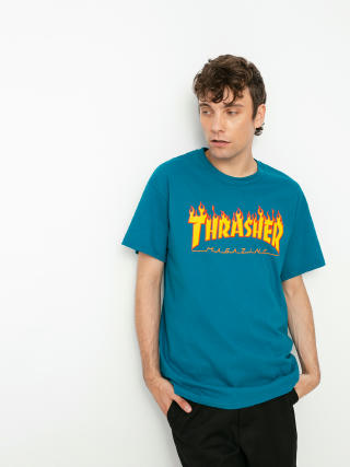 T-shirt Thrasher Flame Logo (galapagos)