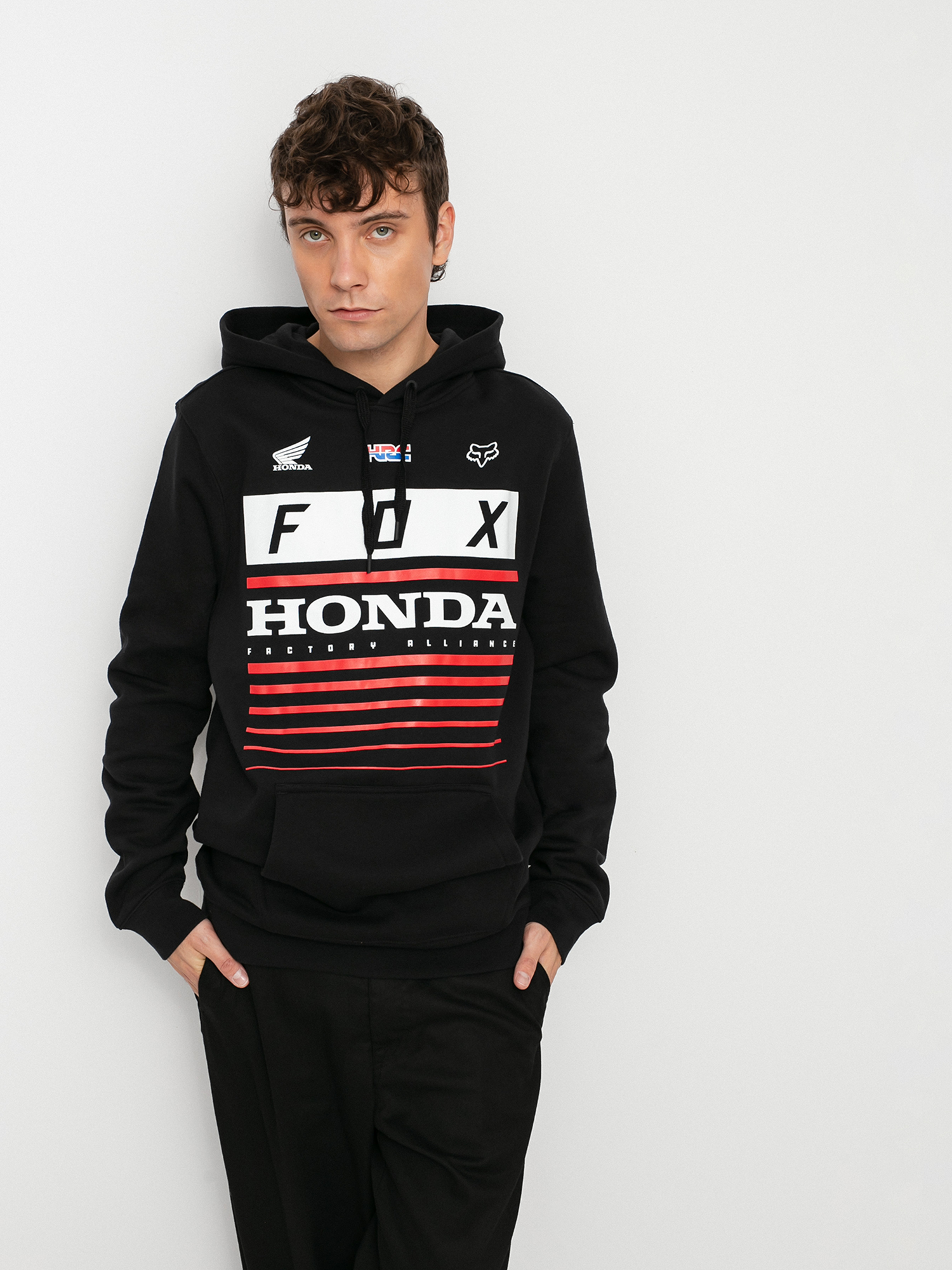 Bluza z kapturem Fox Honda HD (blk)