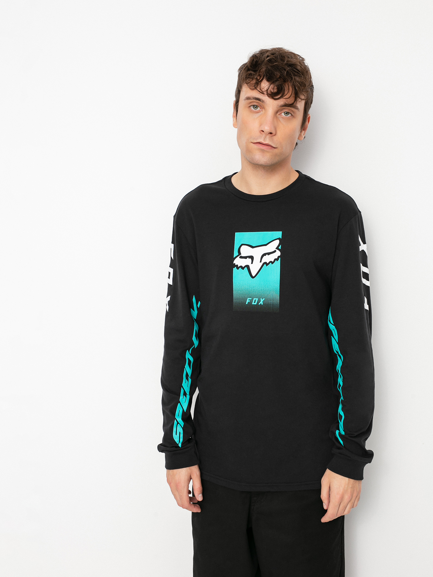 Longsleeve Fox Dier (blk)