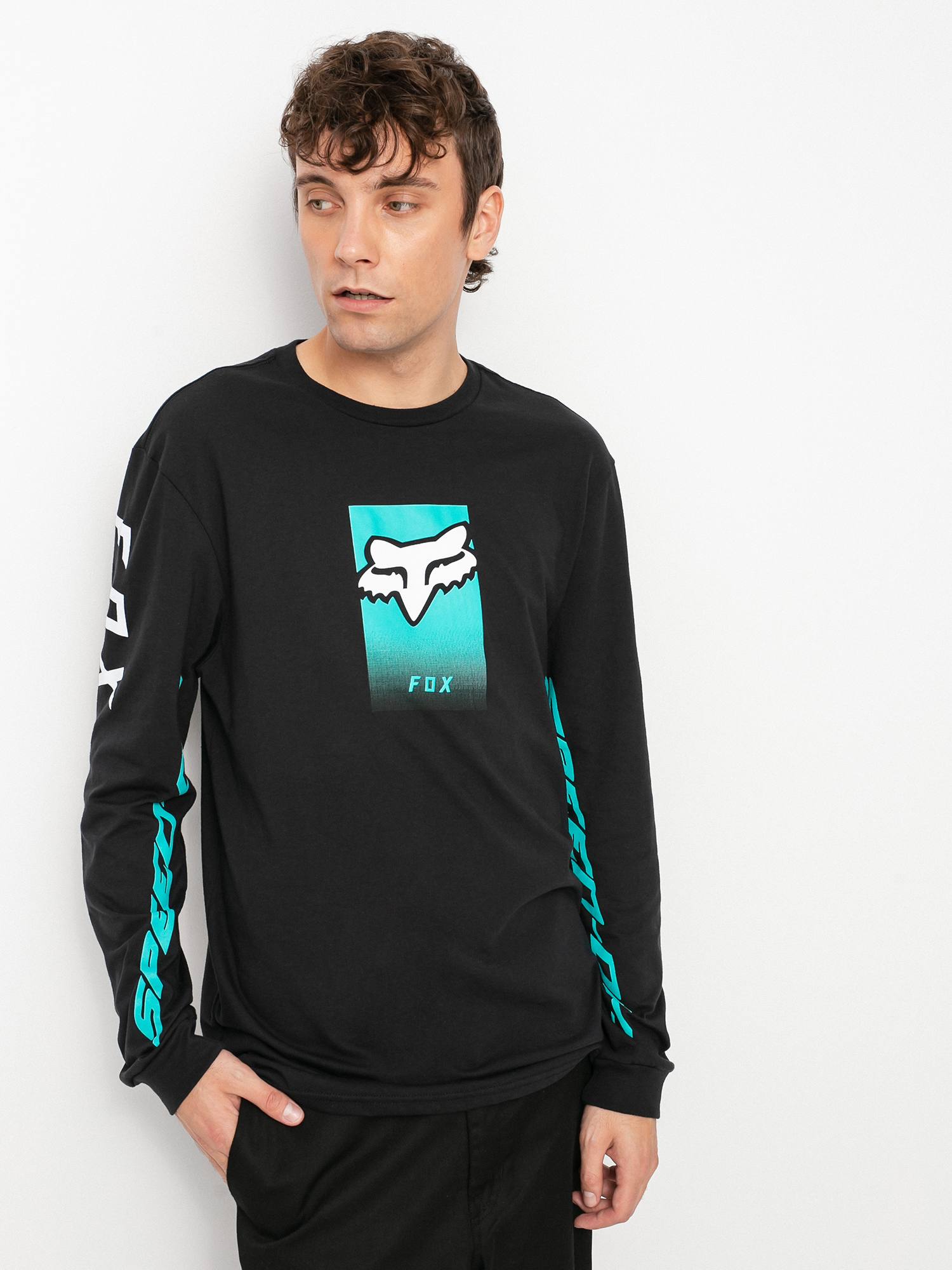 Longsleeve Fox Dier (blk)